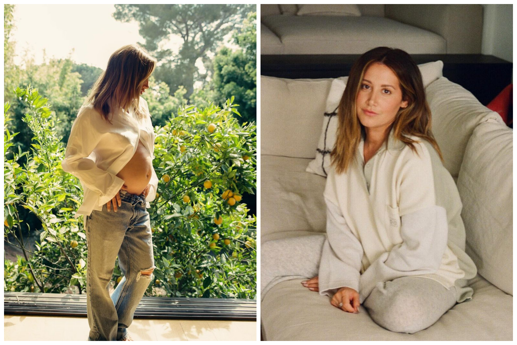 艾希莉緹絲黛爾宣布懷第2胎，秀出孕肚報喜。（翻攝Ashley Tisdale IG）