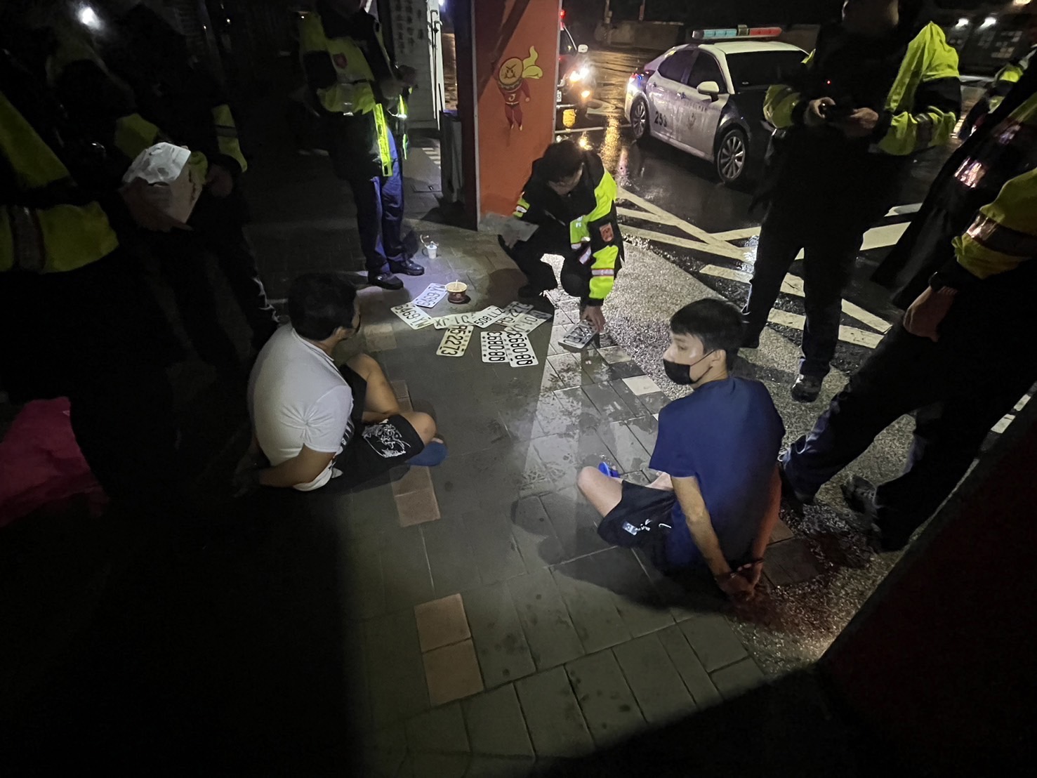 警方查獲組成車手集團的阮姓嫌犯等20人。（刑事局提供）