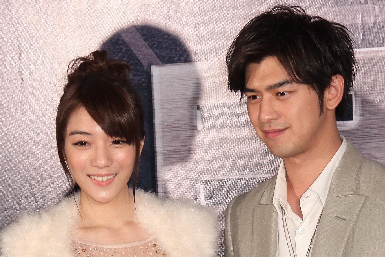 陳柏霖與與庭瑄2013年為了電影《變身》出席宣傳活動，當時傳出兩人已經交往。（翻攝網路）