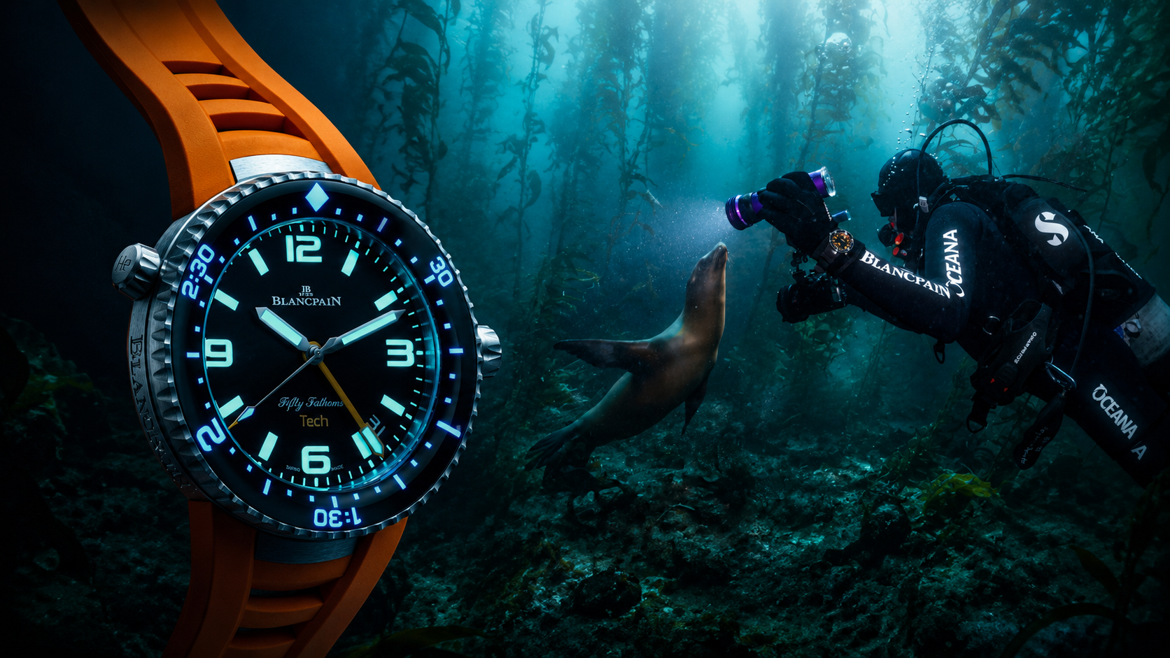 錶誌/誰說一支氣瓶只能用60分鐘?BLANCPAIN Fifty Fathoms Tech陪你潛到地老天荒
