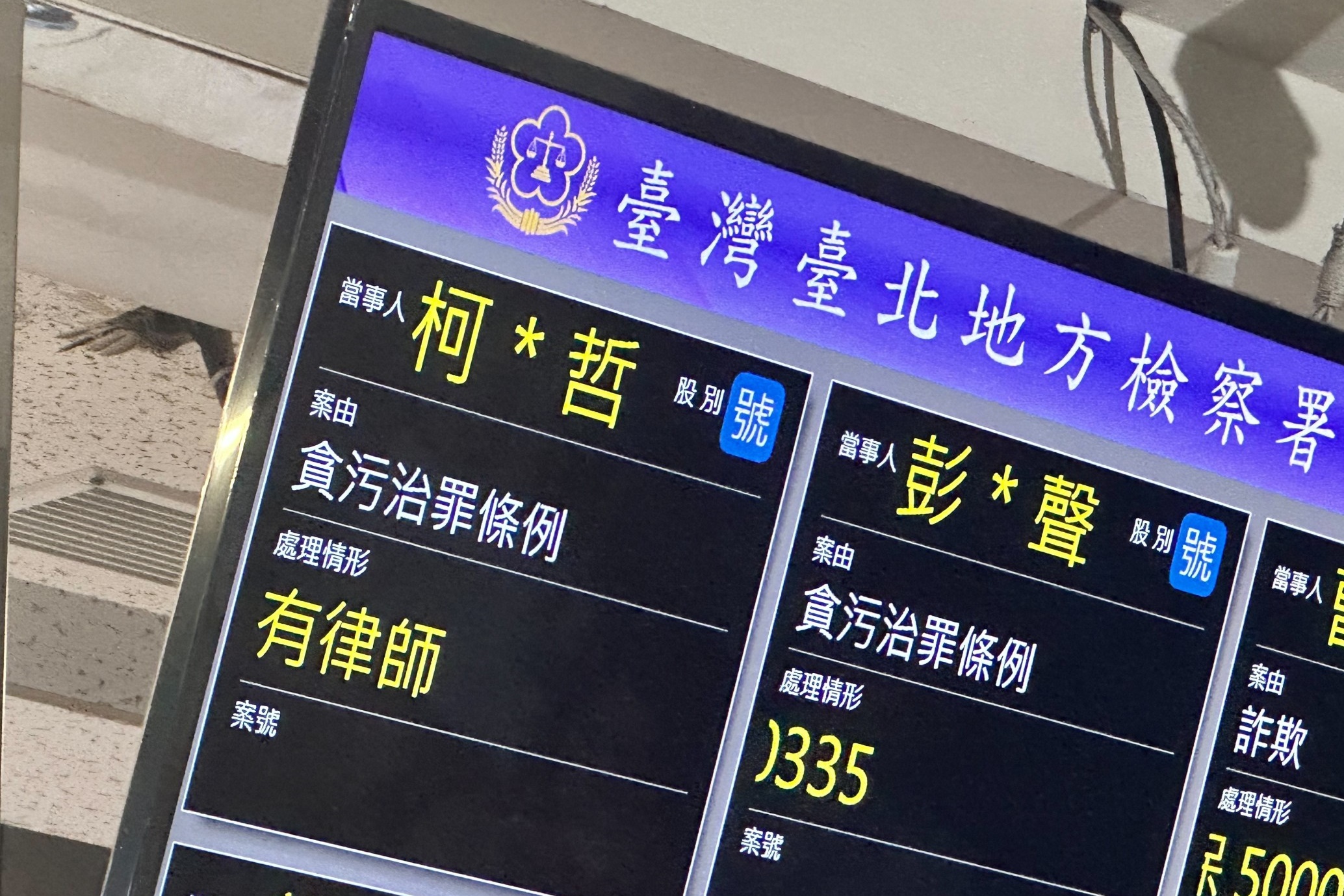 台北地院今日上午召開閱卷庭，同意檢方要求限制閱卷，讓律師僅能以手抄及閱覧方式看卷，最快下午召開羈押庭。