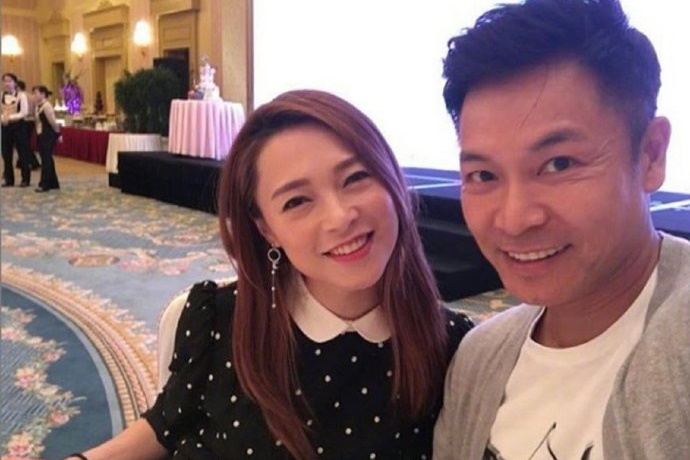 香港視帝郭晉安與前妻歐倩怡育有一子一女，2日宣布結束18年婚姻。（翻攝自微博）