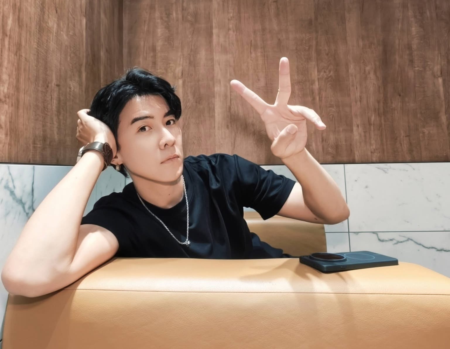 唐禹哲在中國受訪時坦承有11歲私生子。（翻攝唐禹哲臉書）