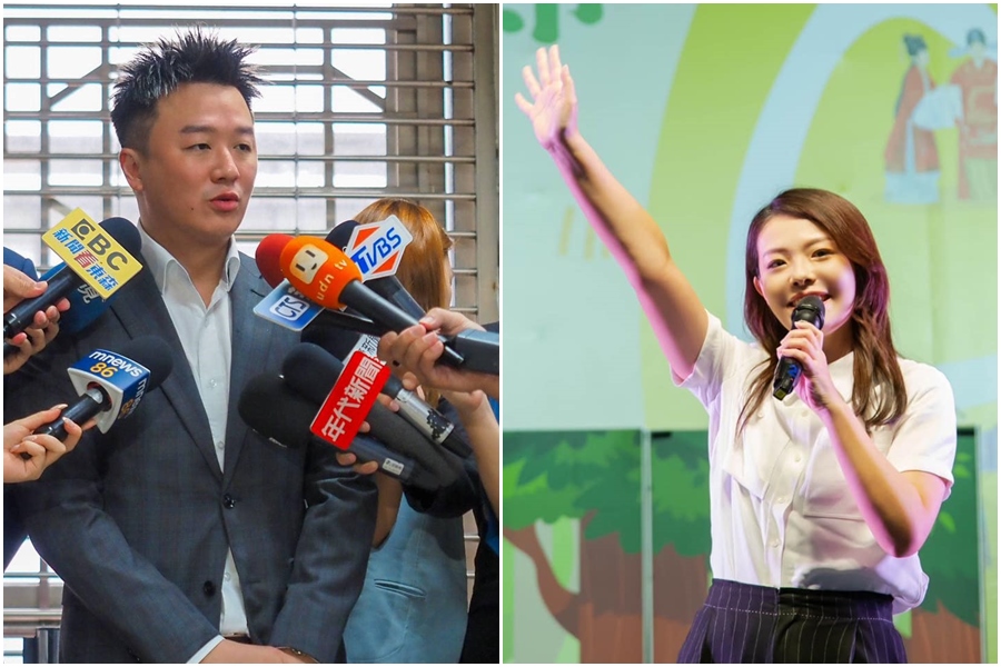 李正皓（左圖）指控，去年踢爆高虹安（右圖）涉寡婦樓與竹市民主段都更等弊案細節時，收到原告來自新竹市政府的民事求償訴狀，質疑高利用市府資源替自己打官司。（翻攝自李正皓、高虹安臉書）