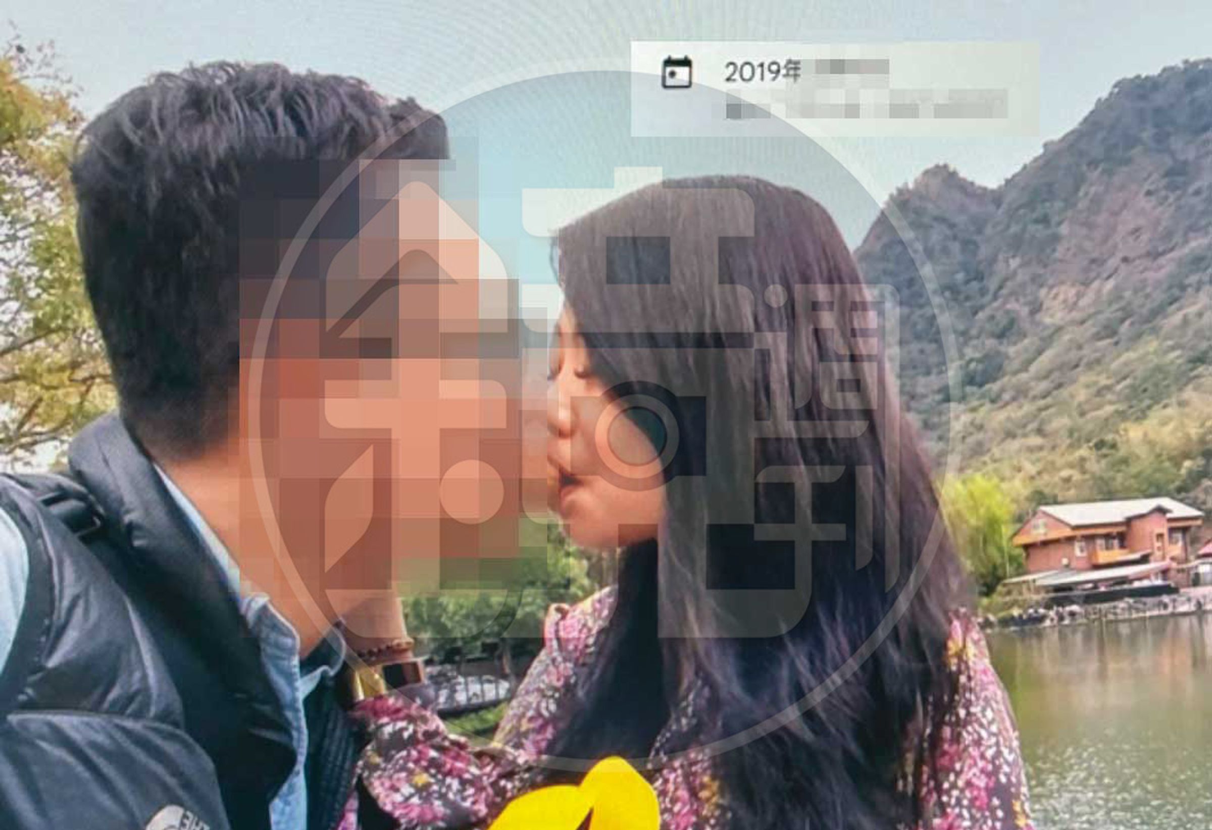 黃佳鈴(右)疑因不甘交往多年的A男(左)另結新歡,竟傳2人對話紀錄及親密合照向B女嗆聲。(讀者提供)