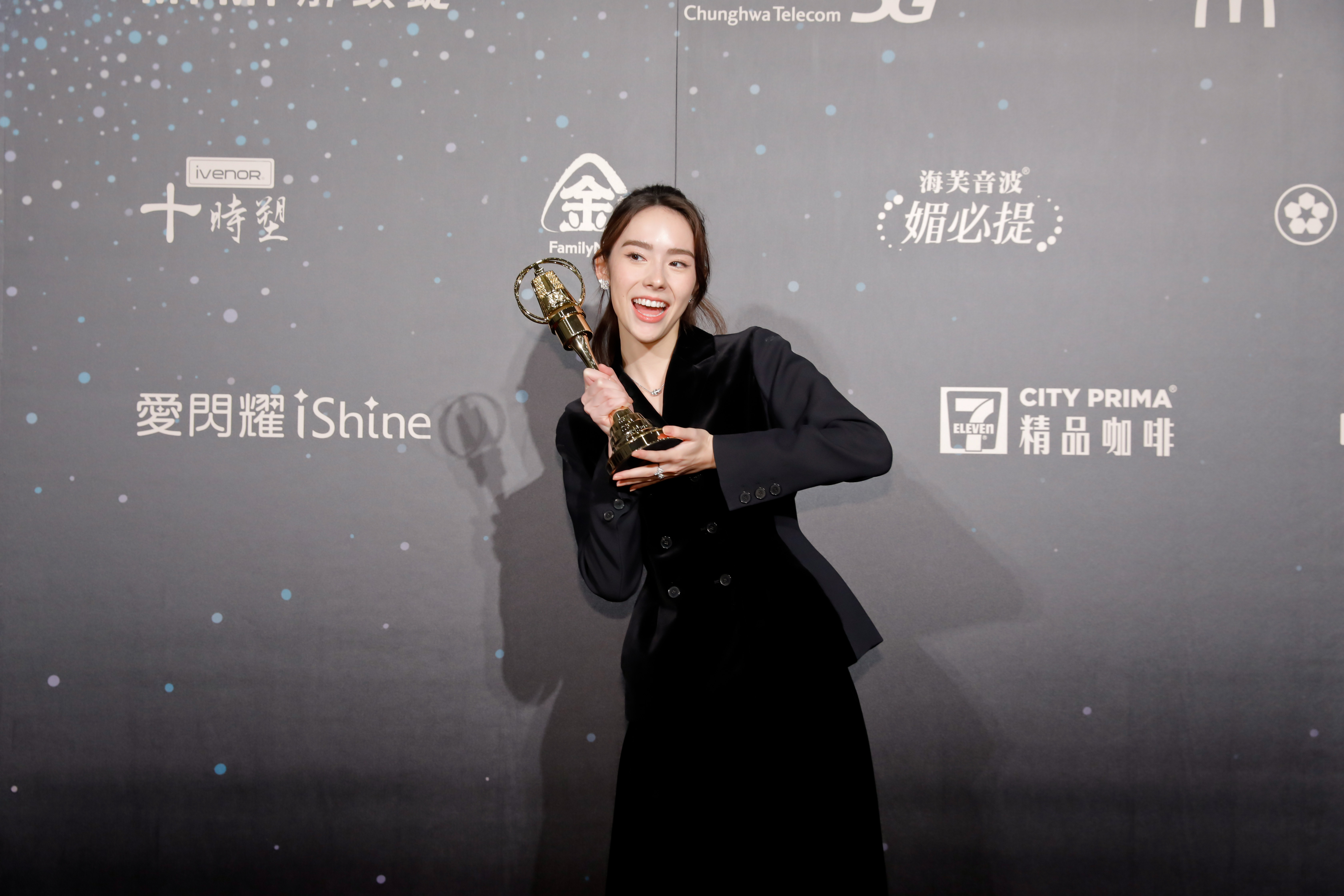 林奕嵐在金鐘獎抱回一生只有一次的最佳新人獎。（本刊資料照）