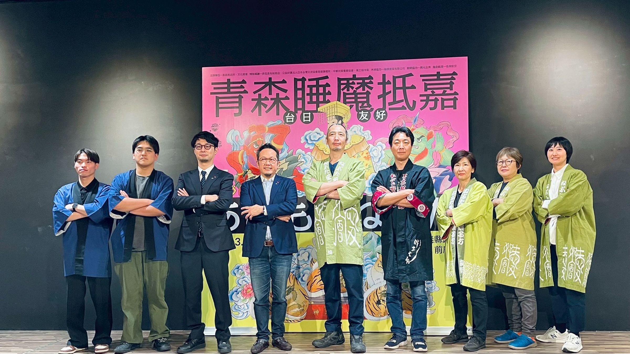 文化總會主辦「2026台日友好 青森睡魔抵嘉」，邀請日本知名睡魔師來台參與嘉義縣台灣燈會。（文總提供）
