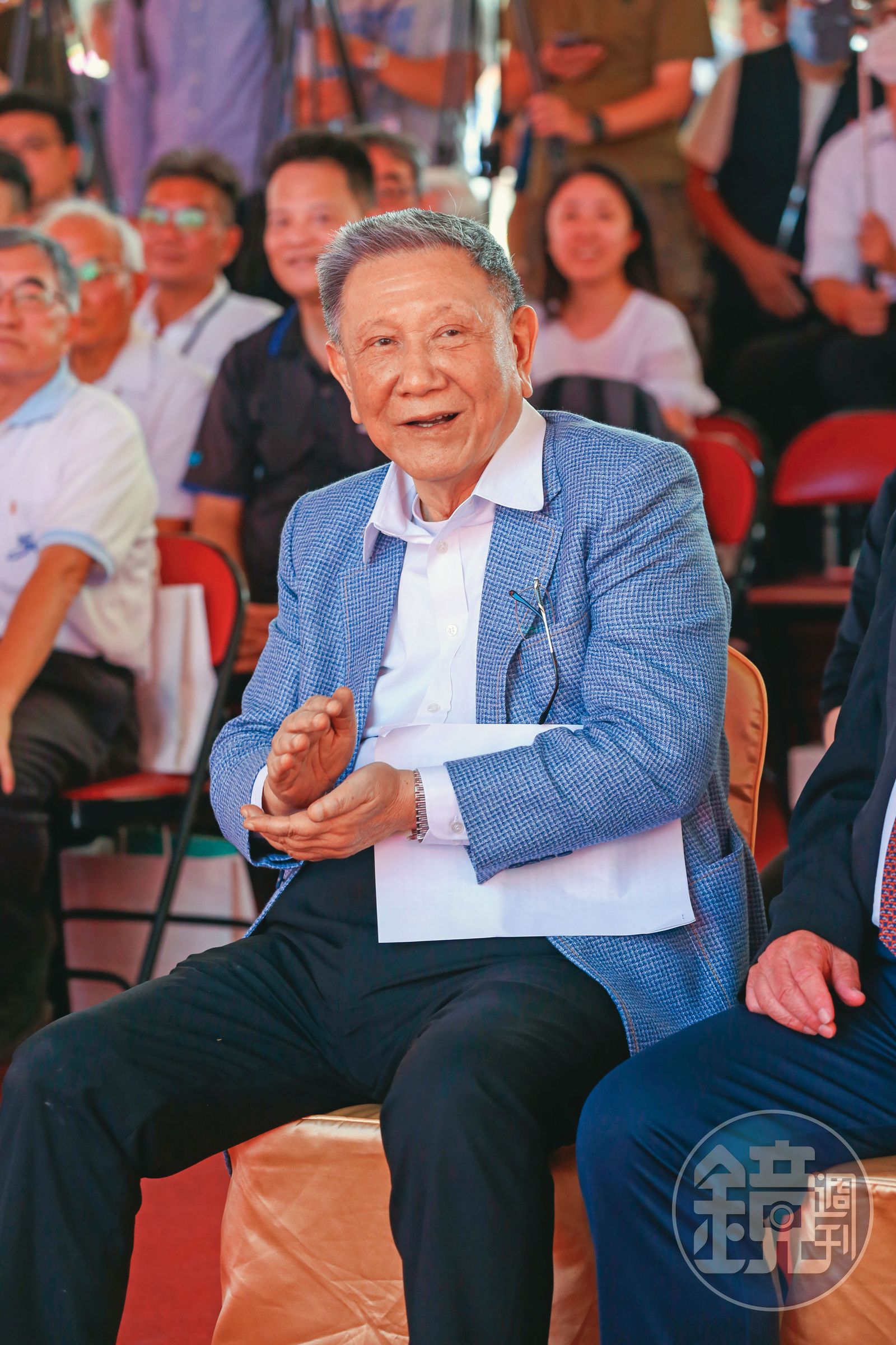 沈慶京(圖)在京華城案涉行賄柯文哲,如今又捲入魚果市場案,能否全身而退,備受矚目。