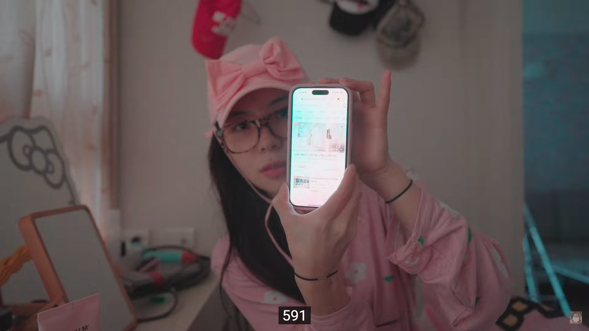 李多慧拍片分享搬家心得。（翻攝李多慧YouTube）