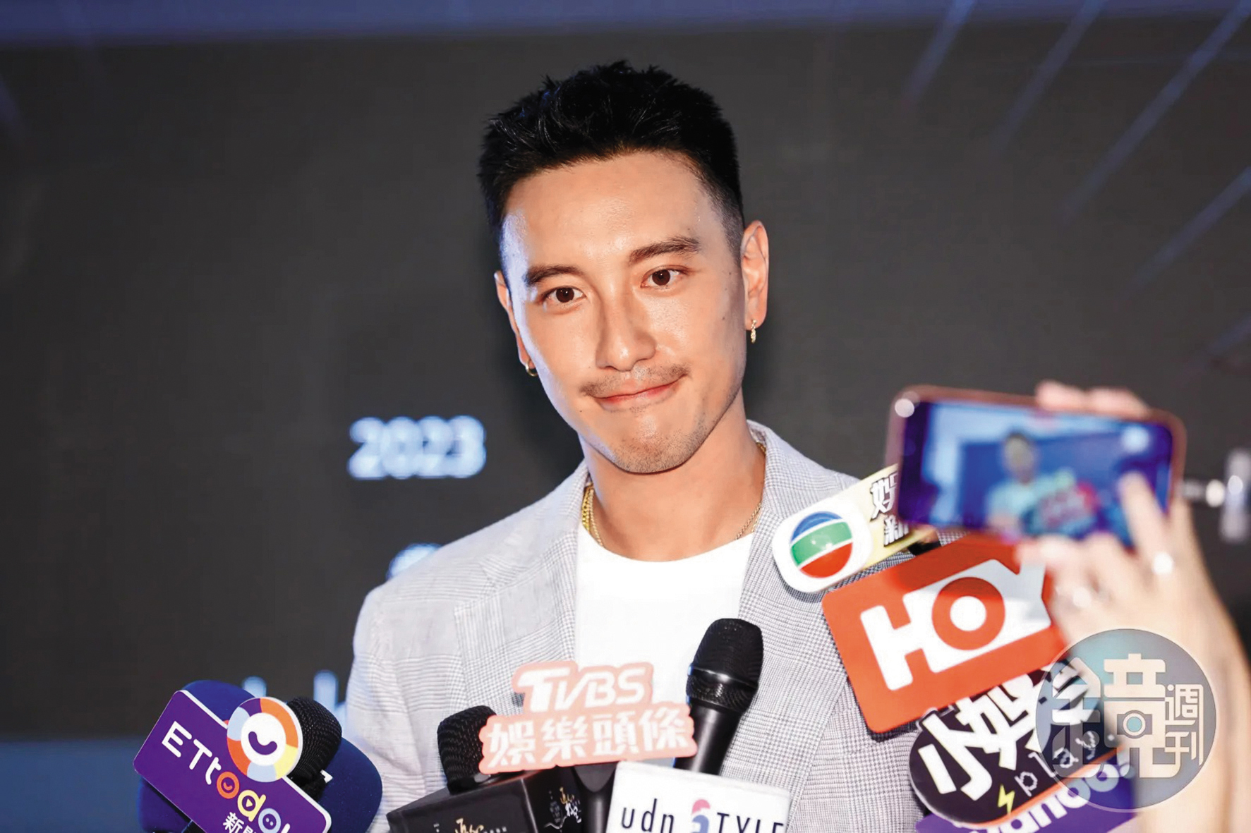 王陽明去年曾鬧婚變，目前看來已經和好。