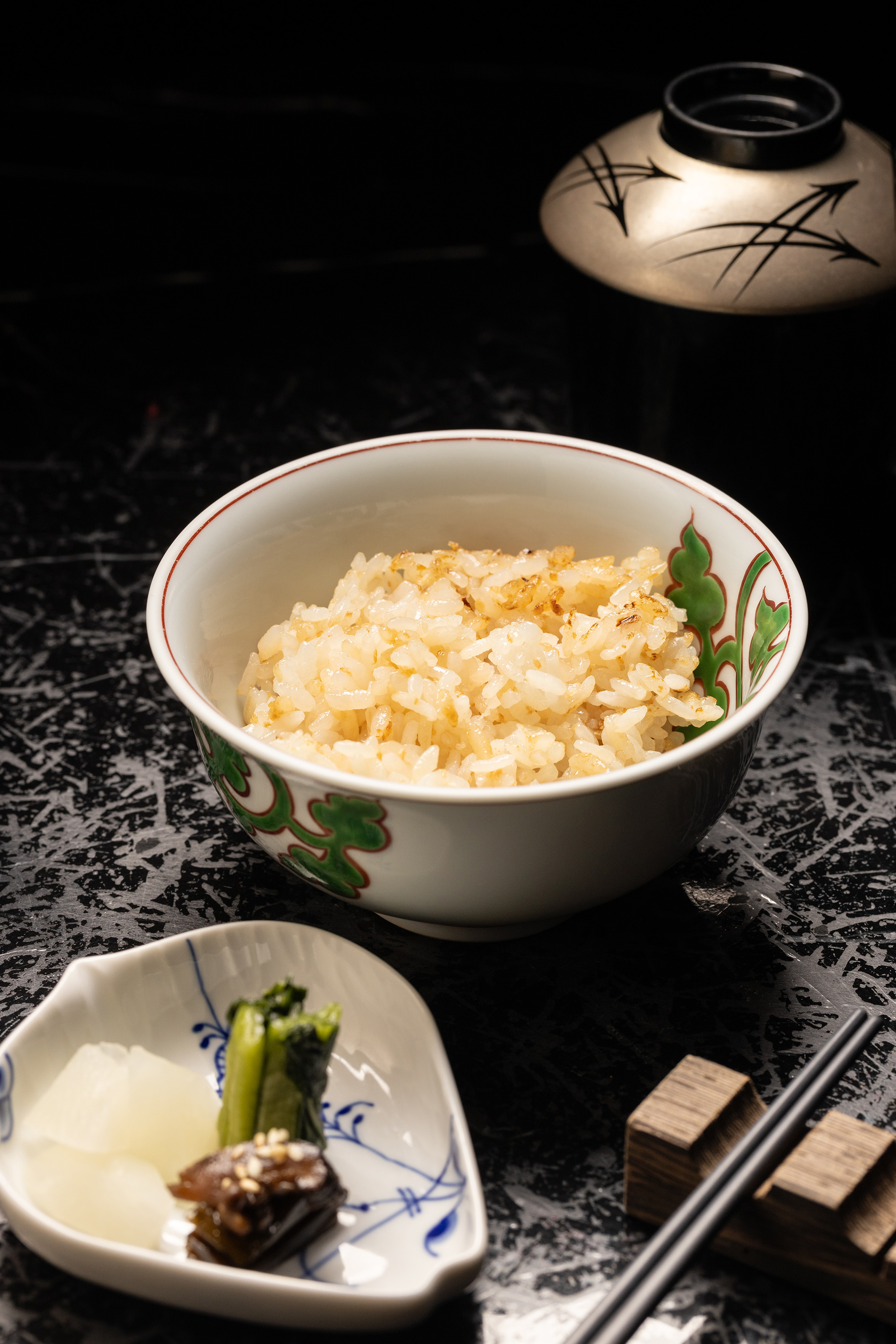 跟餐廳歷史一樣悠久的「蒜香炒飯」，幾乎等同於Ukai的代名詞。