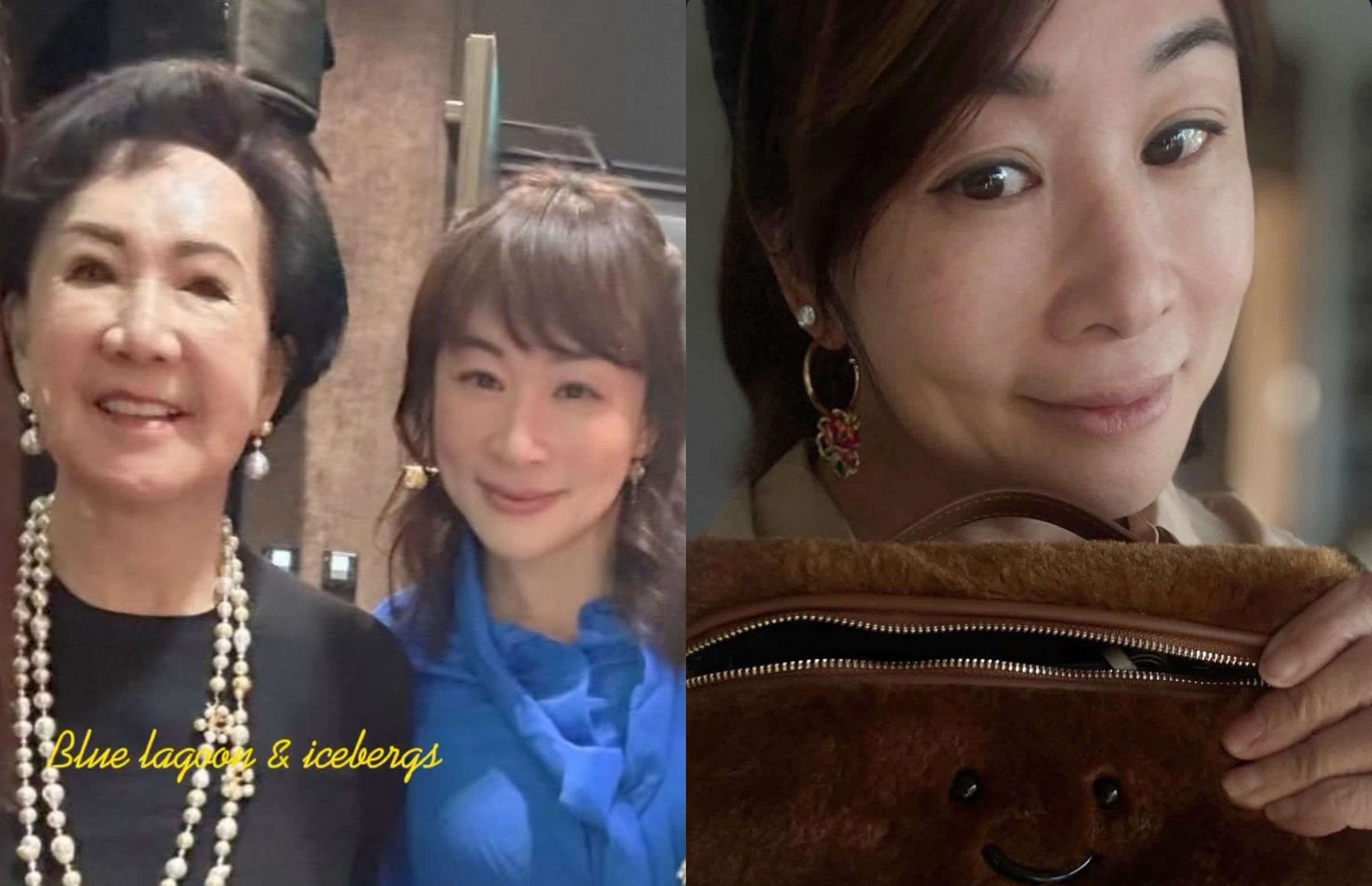 路永佳曾分享與婆婆連方瑀的合照（左圖），昨透露趕回台北替婆婆慶生。（翻攝clarelu_j3 IG）