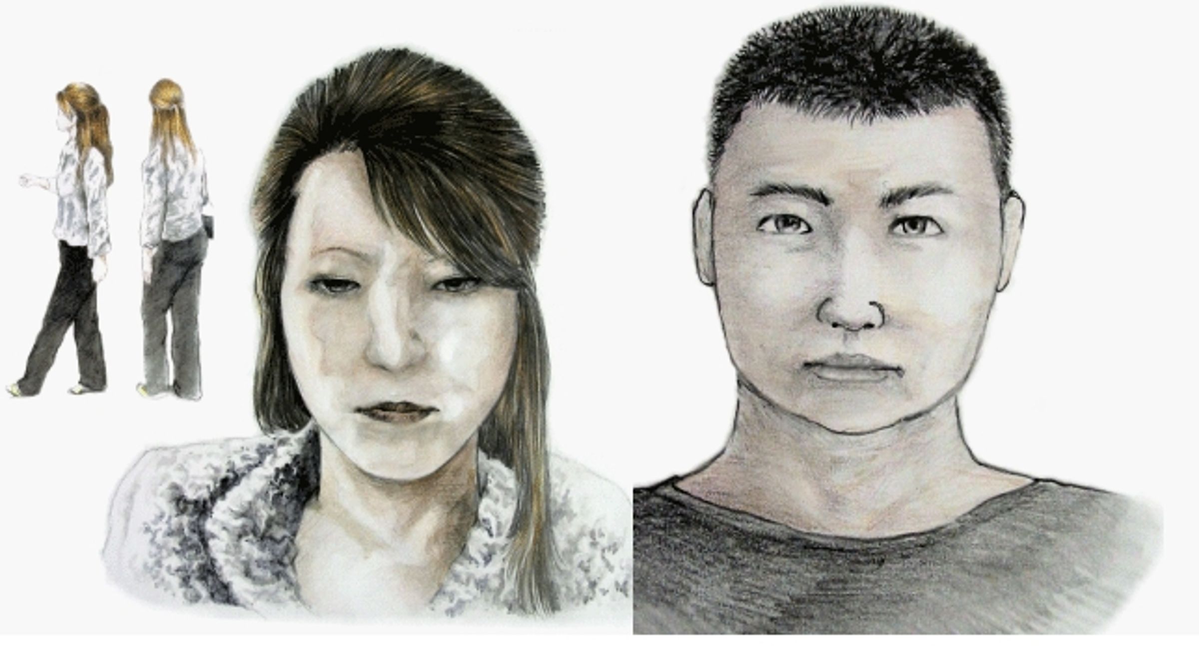 日本東京分屍案22年沒破案,警公布男女畫像尋求線索。(取自日本警視廳官網)