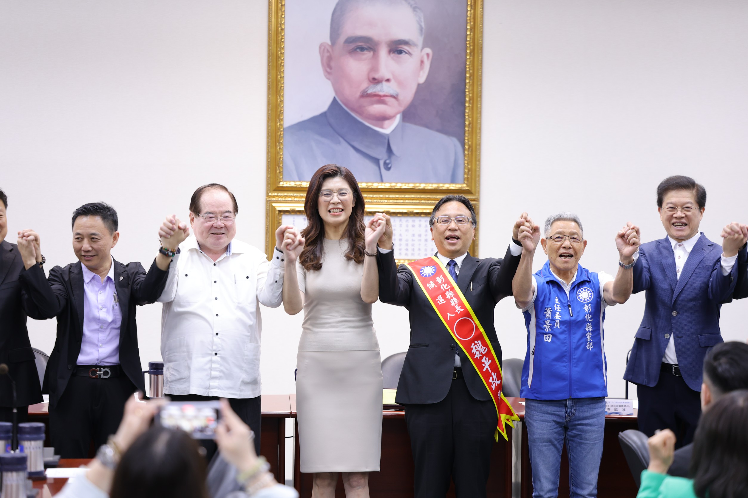 鄭麗文認彰化縣長徵召有遺珠之憾。(國民黨提供)