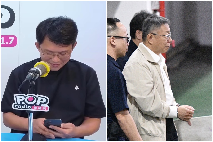 網友指稱黃國昌得知柯文哲遭收押偷笑，截圖引起討論，節目主持人錢怡君澄清「事實不是這樣的」。（翻攝自臉書、本刊資料照）