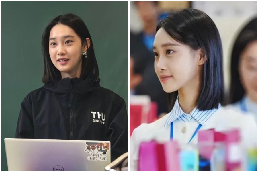 被封為北京清華大學校花的正妹彭弋航，被選為2024年清華大學學生年度人物。（翻攝自《澎湃新聞》）