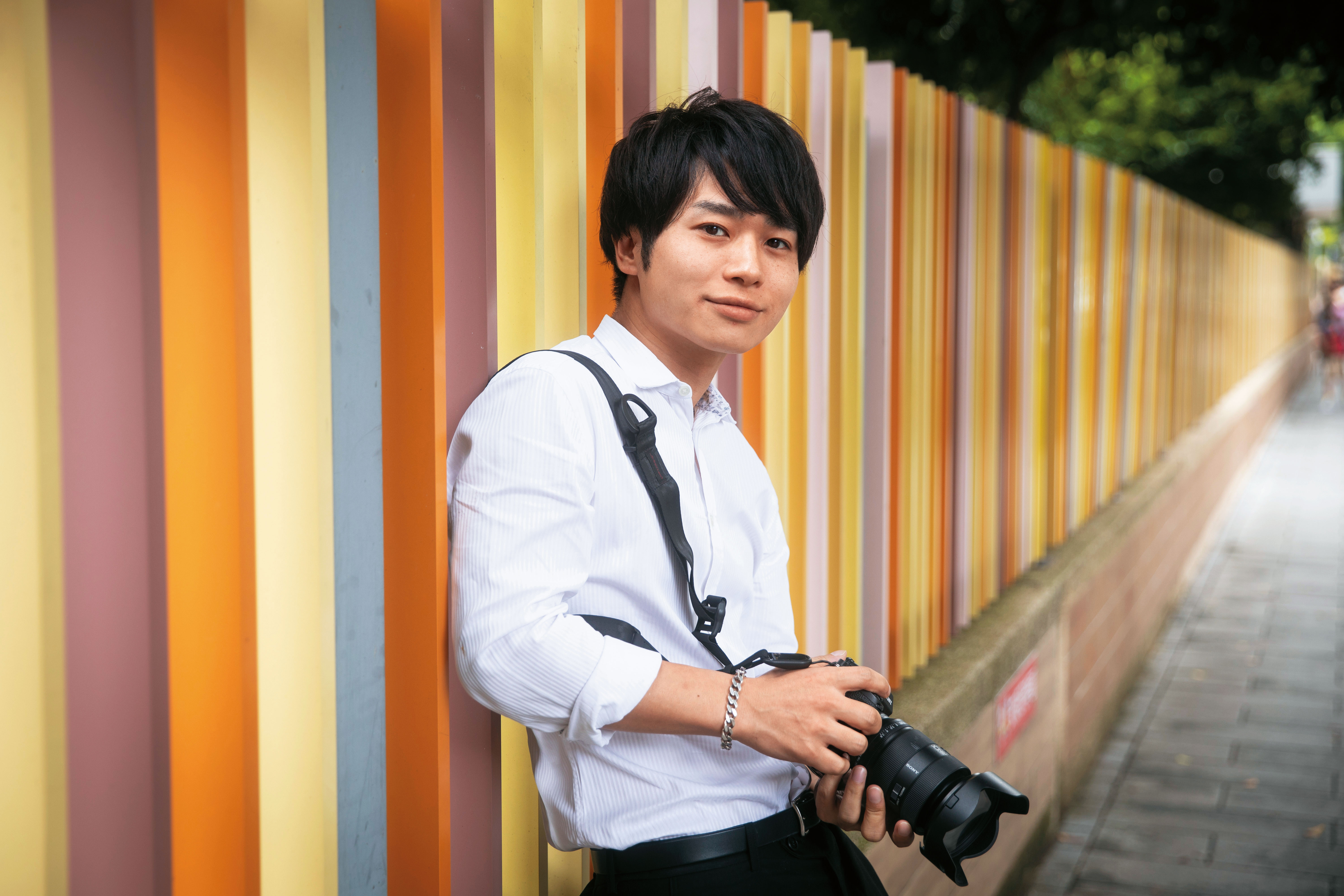 32歲的北野翔入行前是攝影師，喜歡的女性是「家常，但帶著色情感」的女孩子。