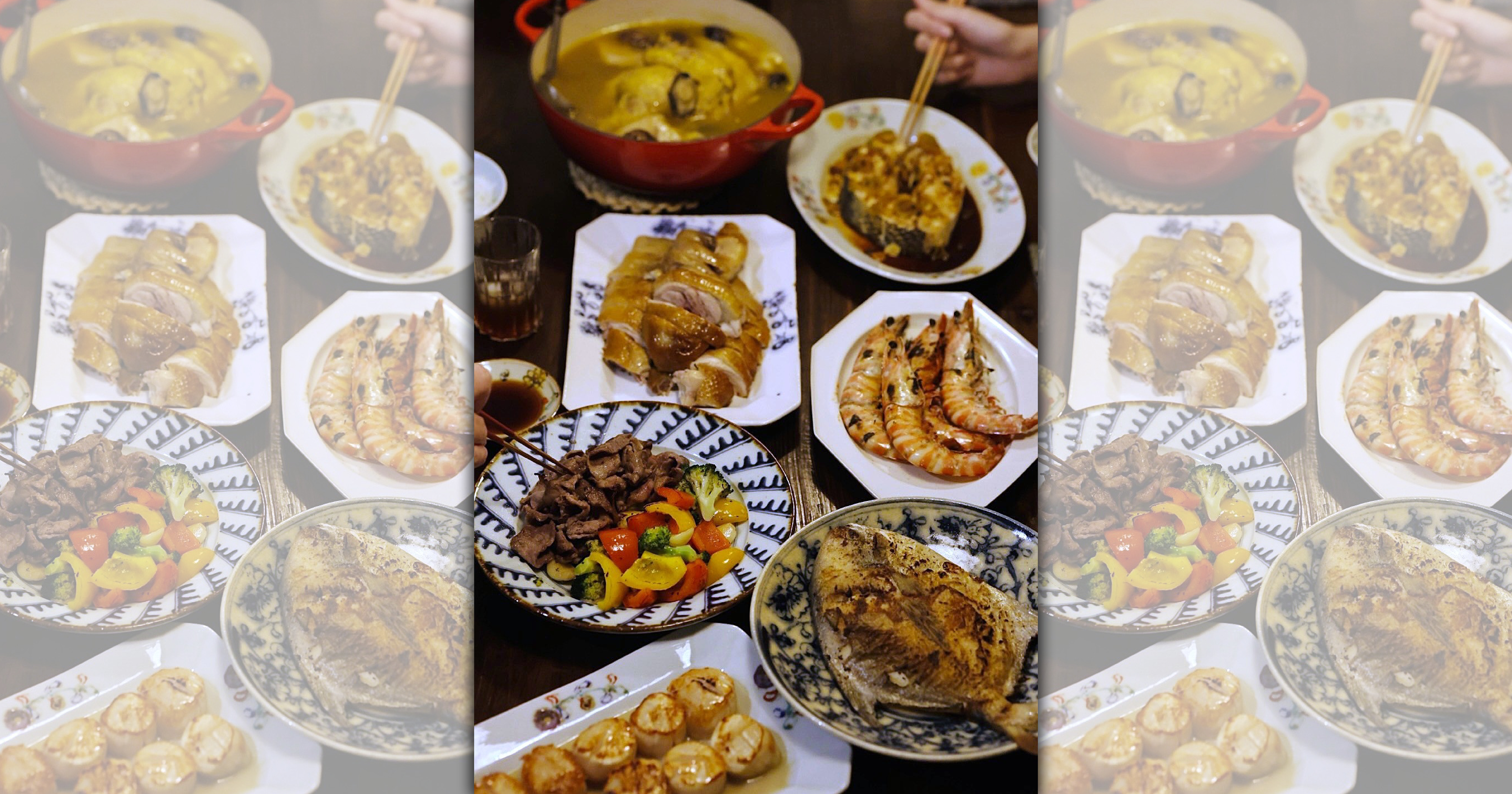 辦年貨、備年菜也可以有新選擇，到「春大直」的主廚市場，便能優雅採買年夜飯食材。（春大直提供）