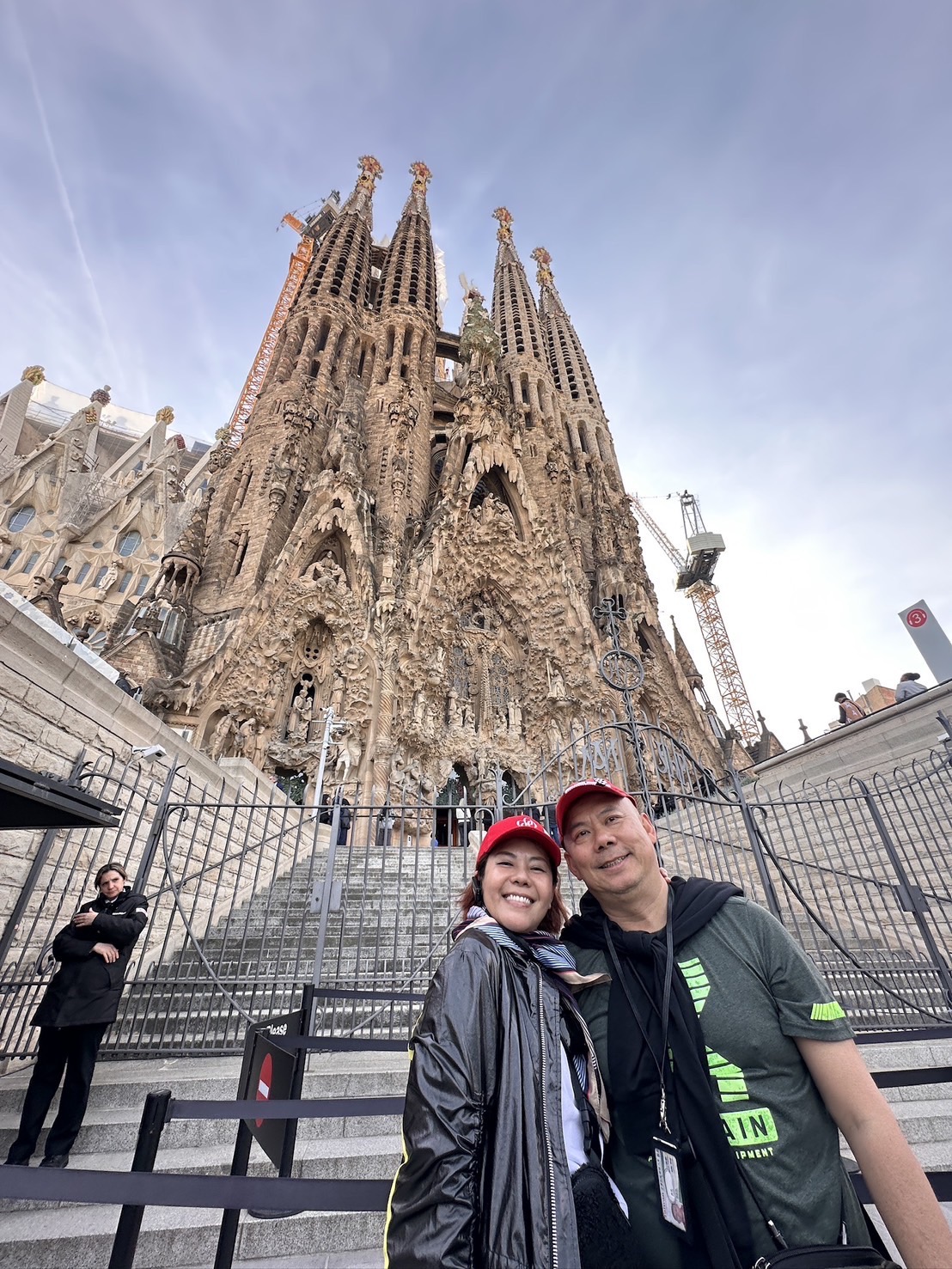 錦雯造訪世界知名地標 聖家堂,見證歷時140多年興建的重要時刻,直呼非常幸運。