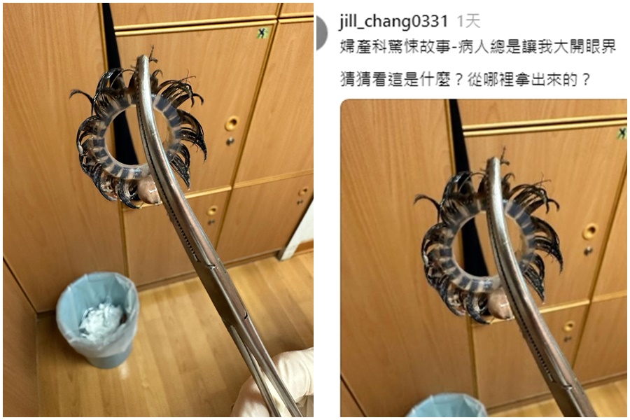 美女醫師張季涵昨(27日)分享一張羽毛照,要大家猜猜看,事後才知道是情趣用品。(翻攝自threads)