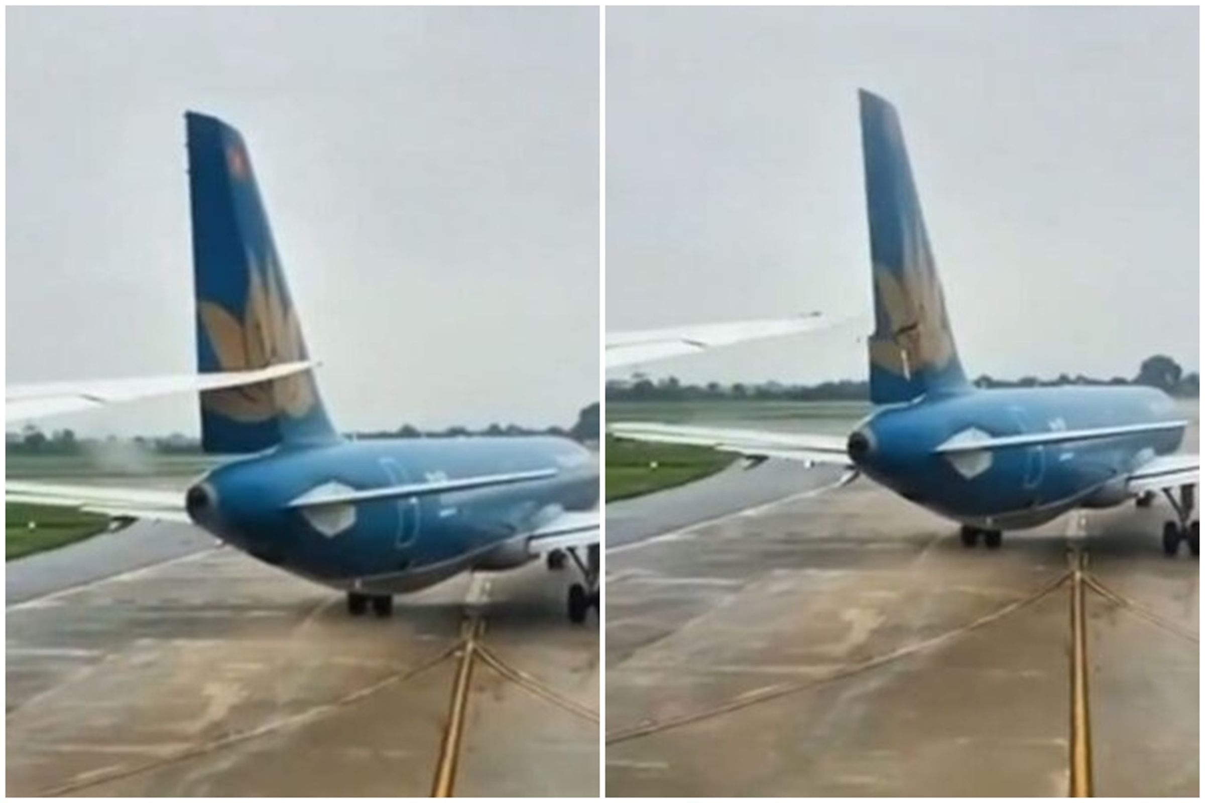 越南航空（Vietnam Airlines）27日爆出B級嚴重事故。（翻攝自X）