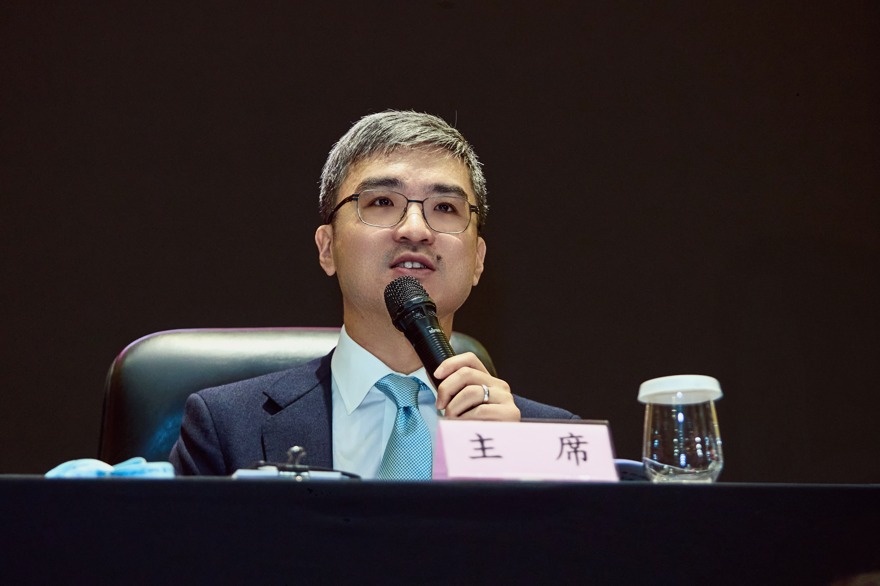 尹崇堯表示，南山人壽上市希望得到所有利害關係人的祝福。（南山人壽提供）