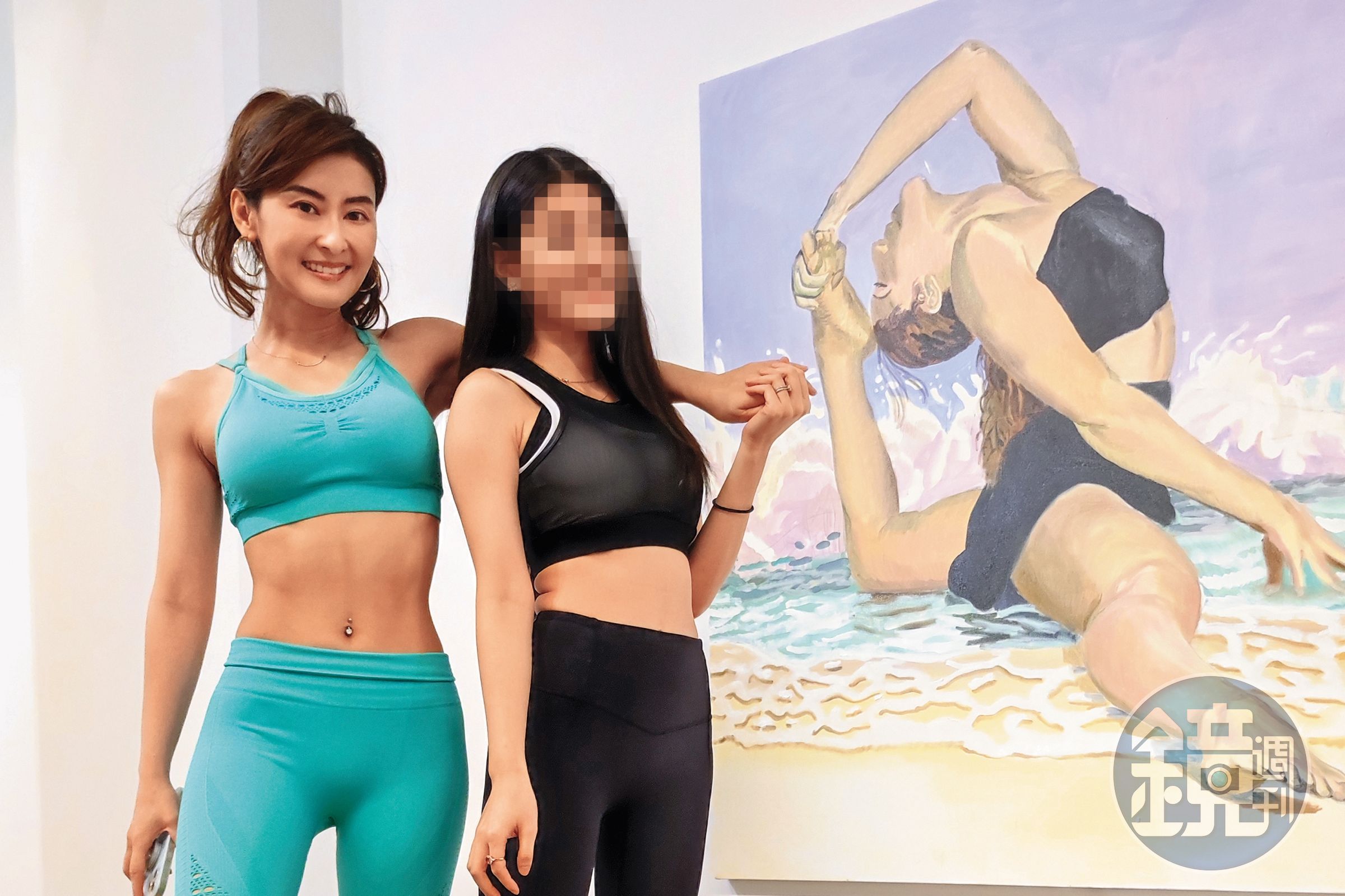 陳紹誠在夏米雅(左)之前,女友是Wendy(右),兩女原是閨密,後來變質成為情敵。(讀者提供)