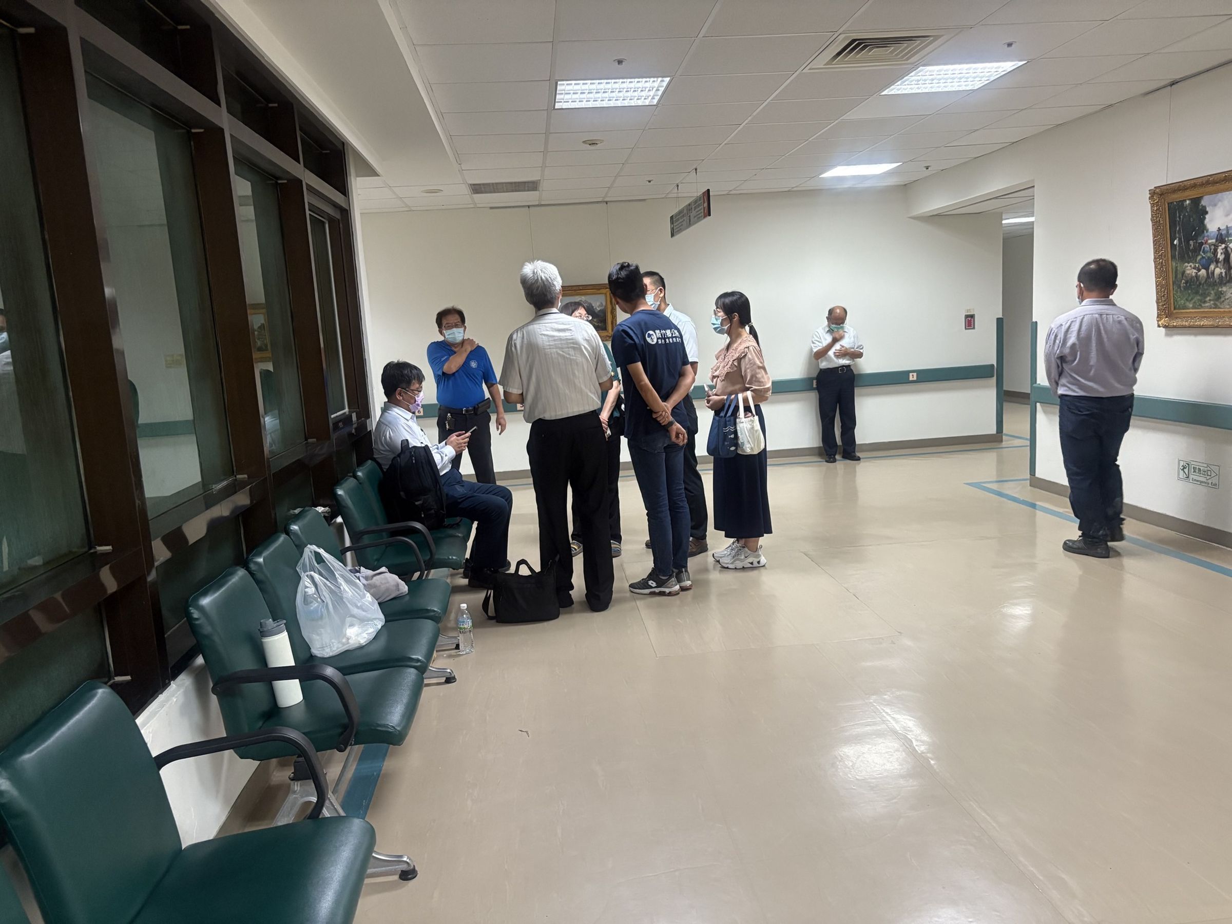 台電李姓員工不慎發生感電事故,送醫裝葉克膜搶救。(翻攝柳營區公所臉書)