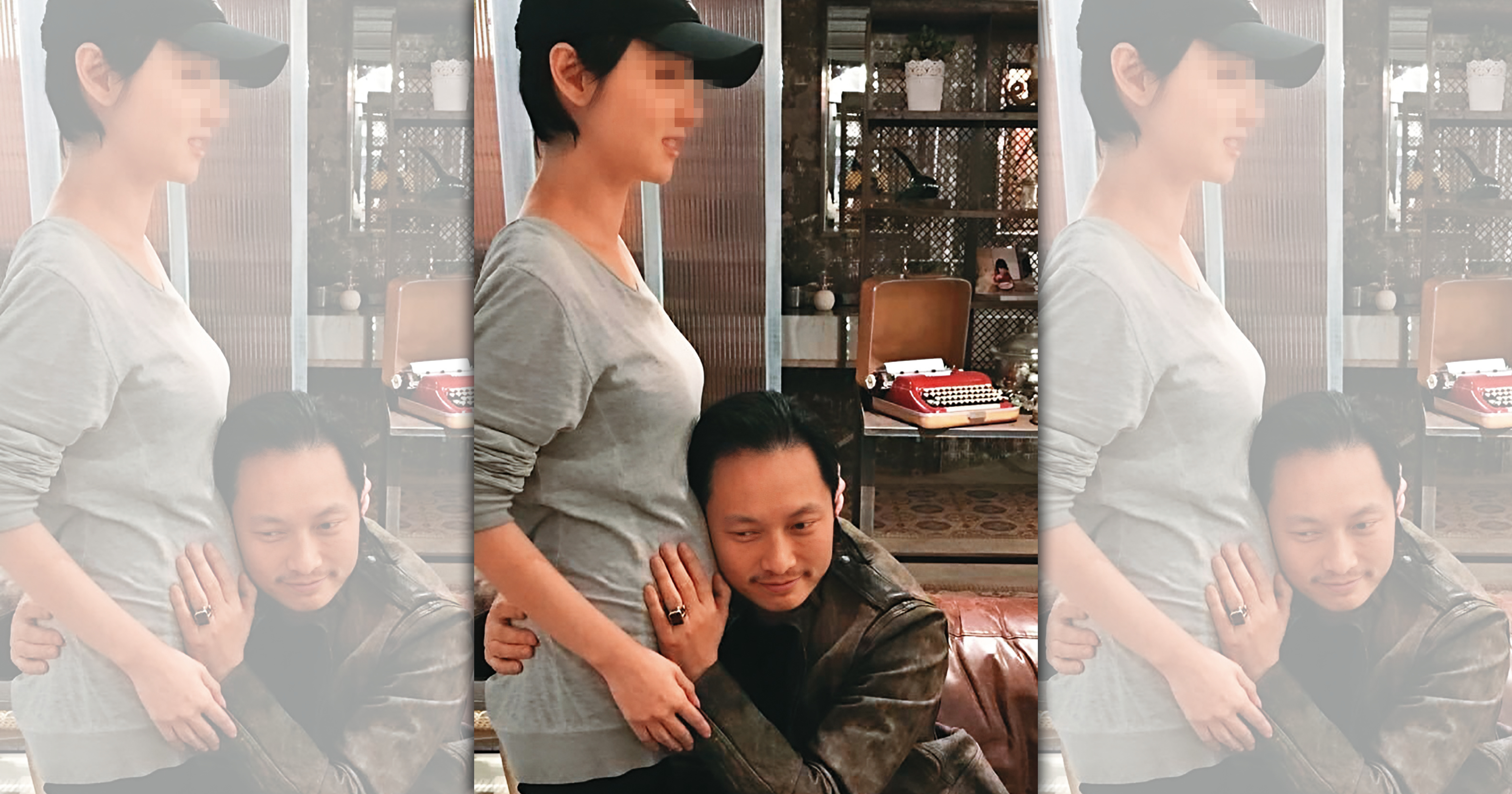 錢人豪（右）之前有過一段婚姻，原本是和平離異，但後來跟前妻（左）鬧翻並在網路上公開細節。（翻攝自錢人豪臉書）