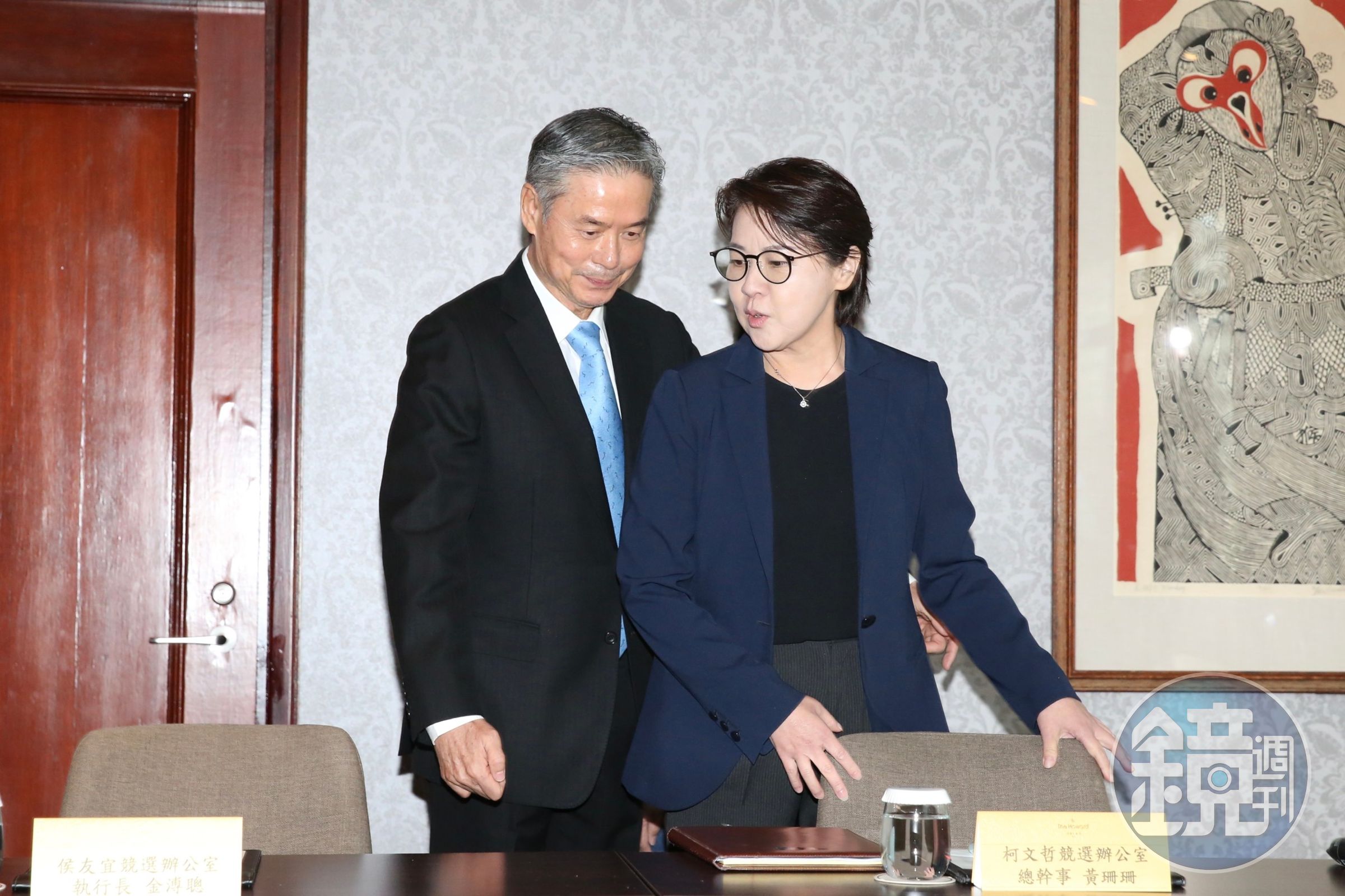 針對黃珊珊提出的2個民調方案,金溥聰認為如果只能2選1那就不用談下一步。