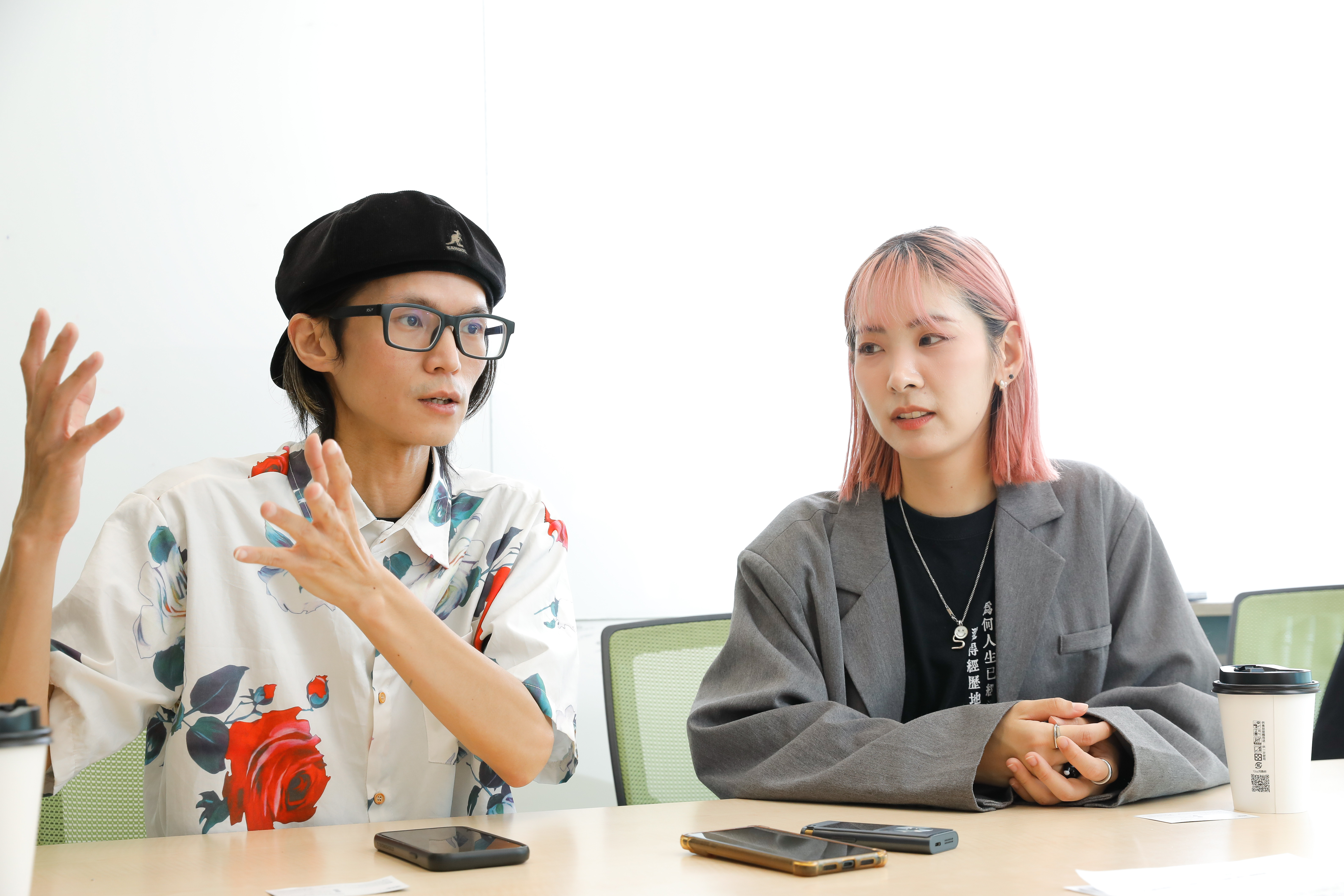 三點水製藝文化共同創辦人李啟源（左）、史潔（右）。