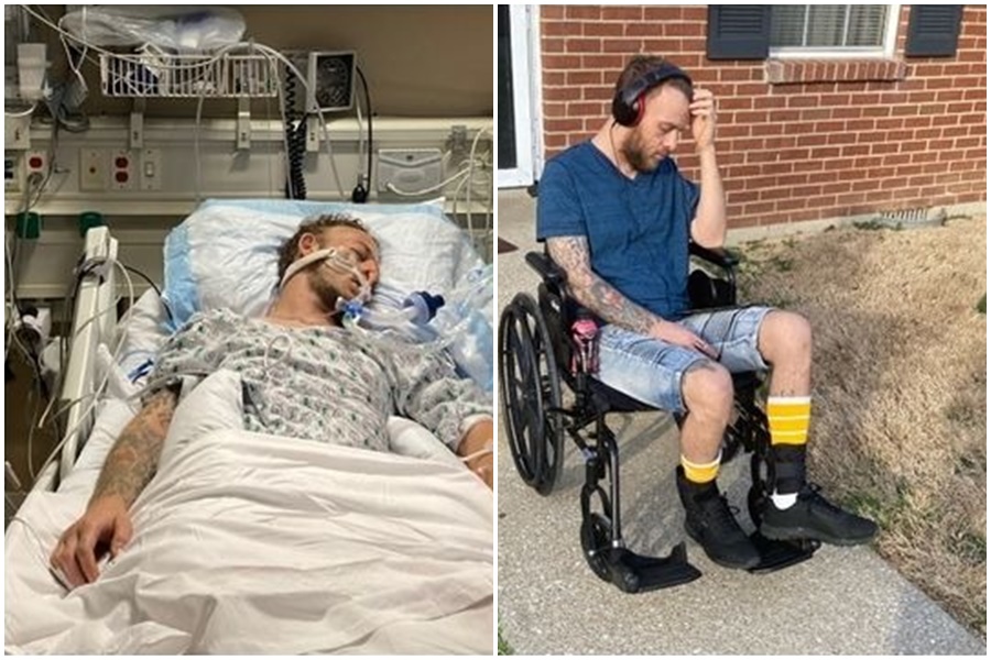  患者湯瑪斯被宣布腦死後進行器官捐贈手術，然而卻在途中甦醒，痛苦的掙扎。（翻攝自TikTok@ladonnarhorer）