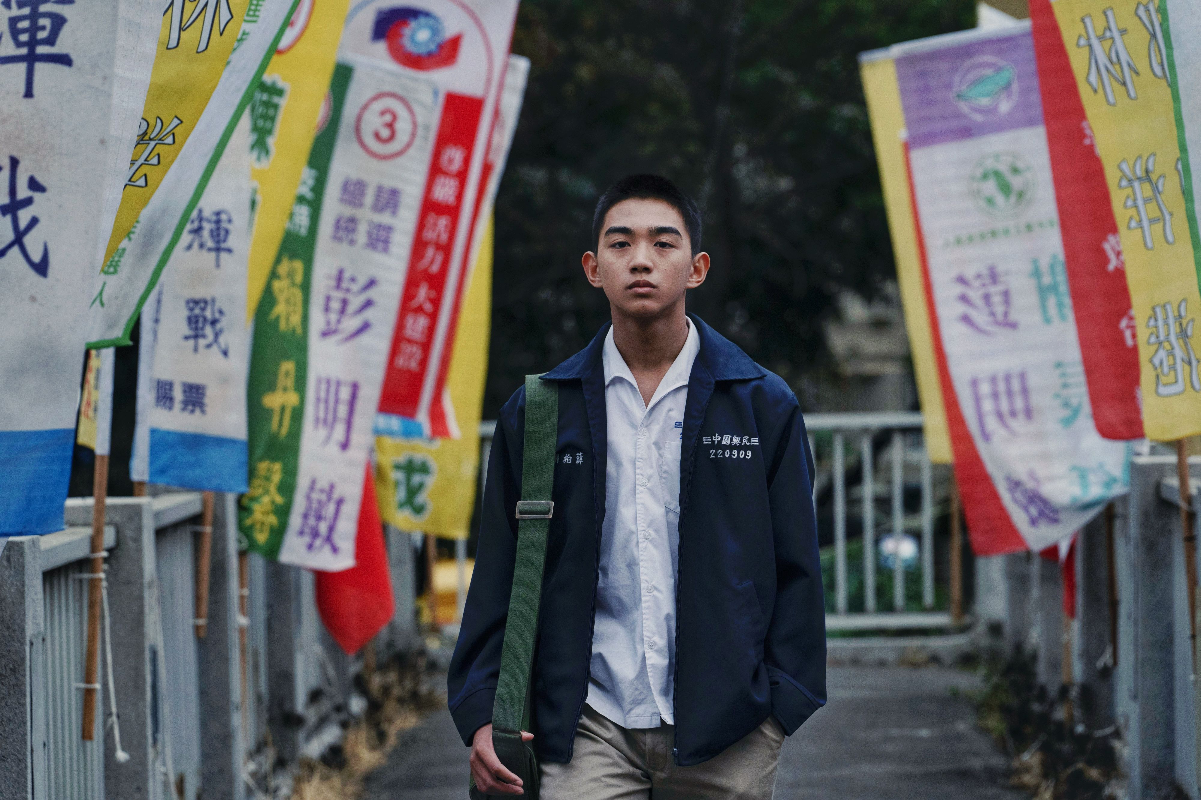 《南方時光》中的新人演員陳玄力飾演成長於九〇年代的青少年。  （百景映畫提供）