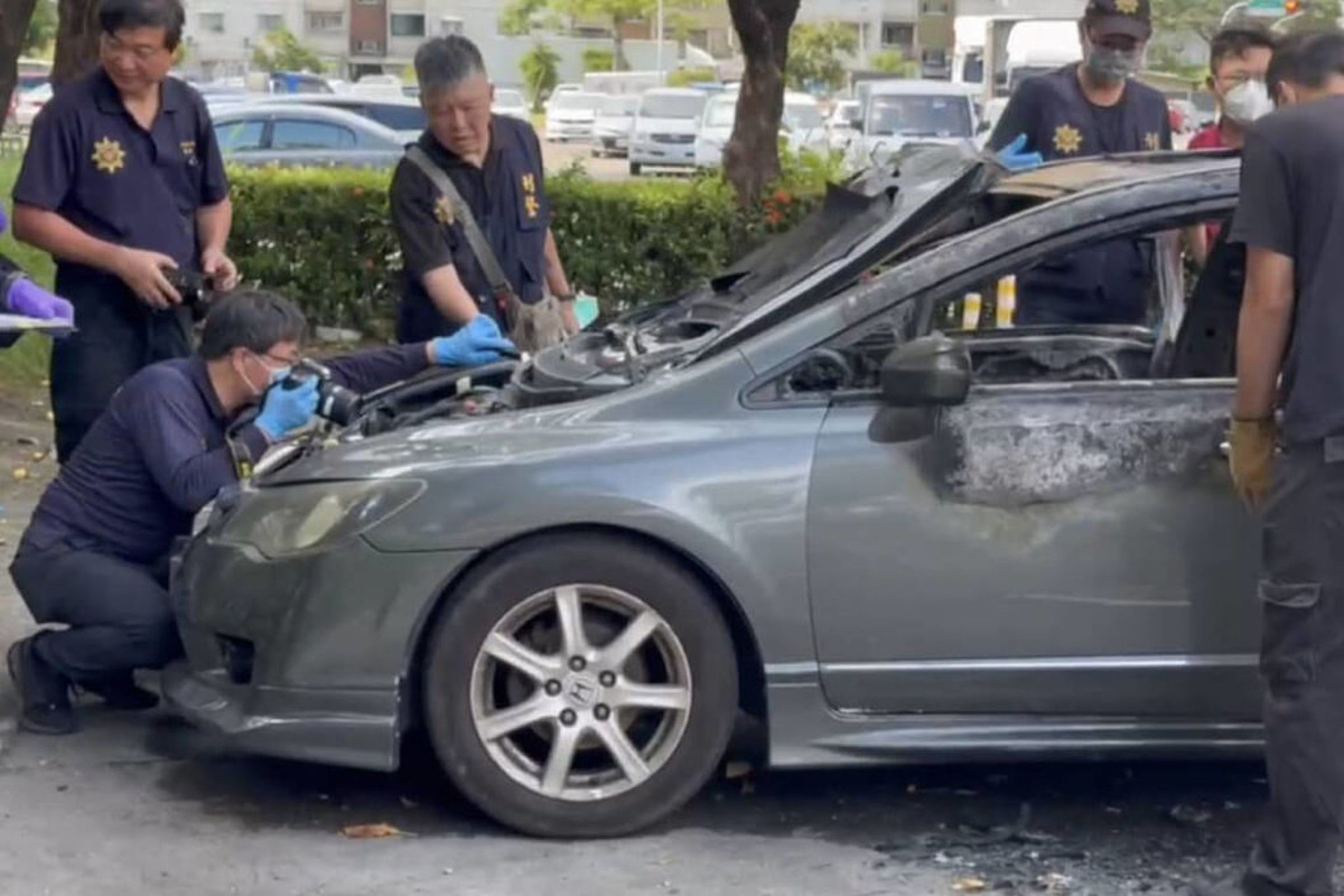 林士傑上月8日在自家門口遭遇槍擊身亡，警方現仍在追捕凶手中。（翻攝畫面）