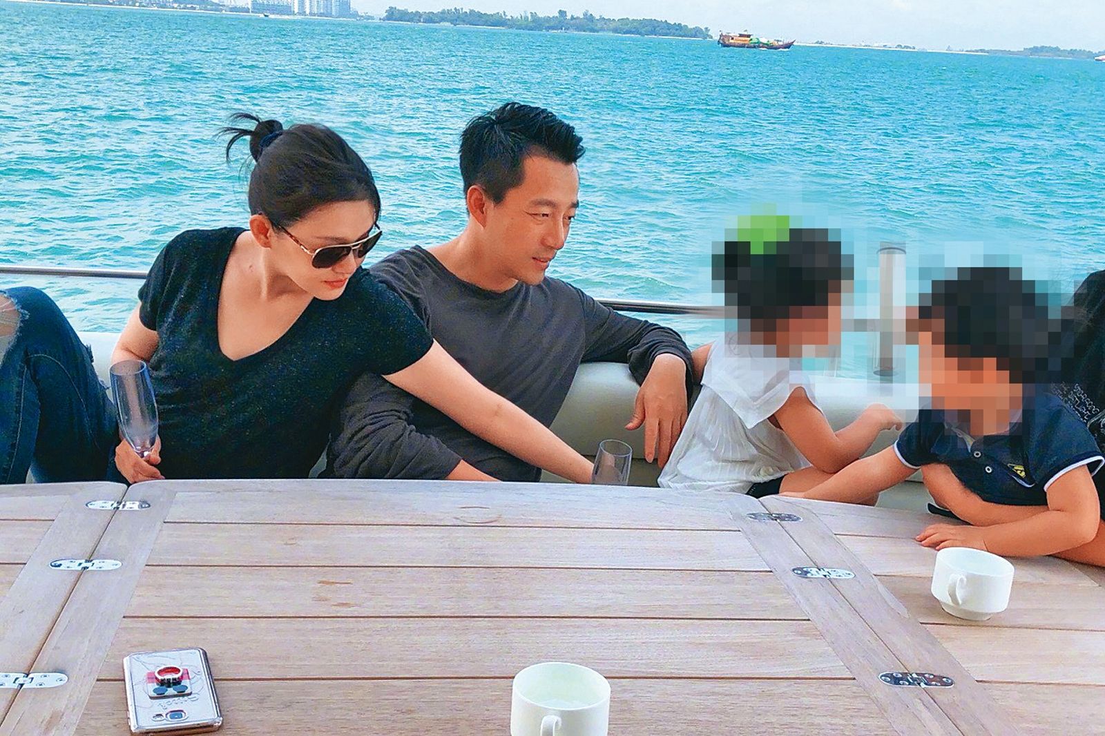 汪小菲過去和大S不時帶孩子出遊。（翻攝自大S微博）