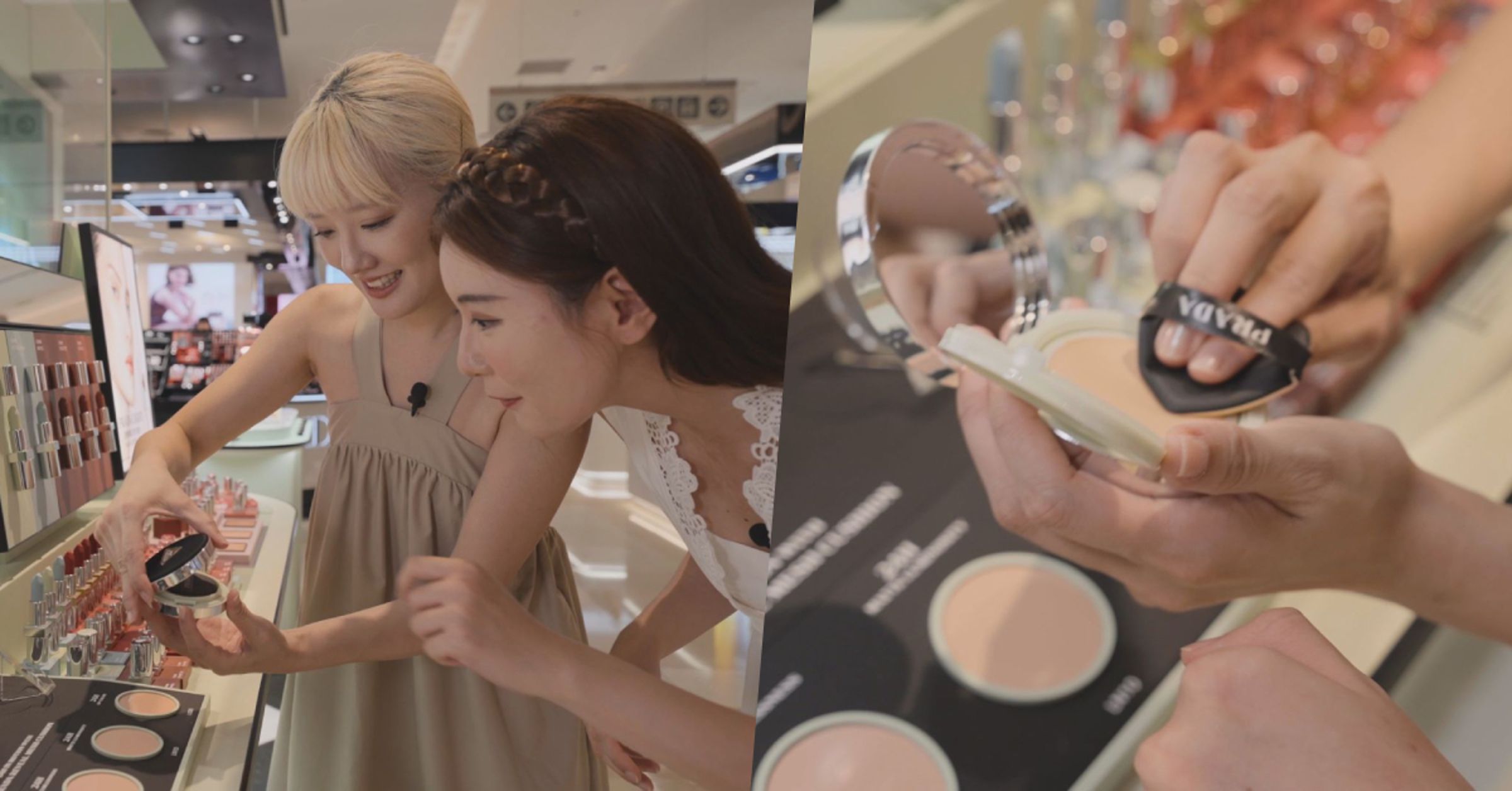 PRADA BEAUTY「原生霧光尼龍氣墊粉餅」具高防曬係數與輕盈服貼妝感,為夏天不脫妝首選。