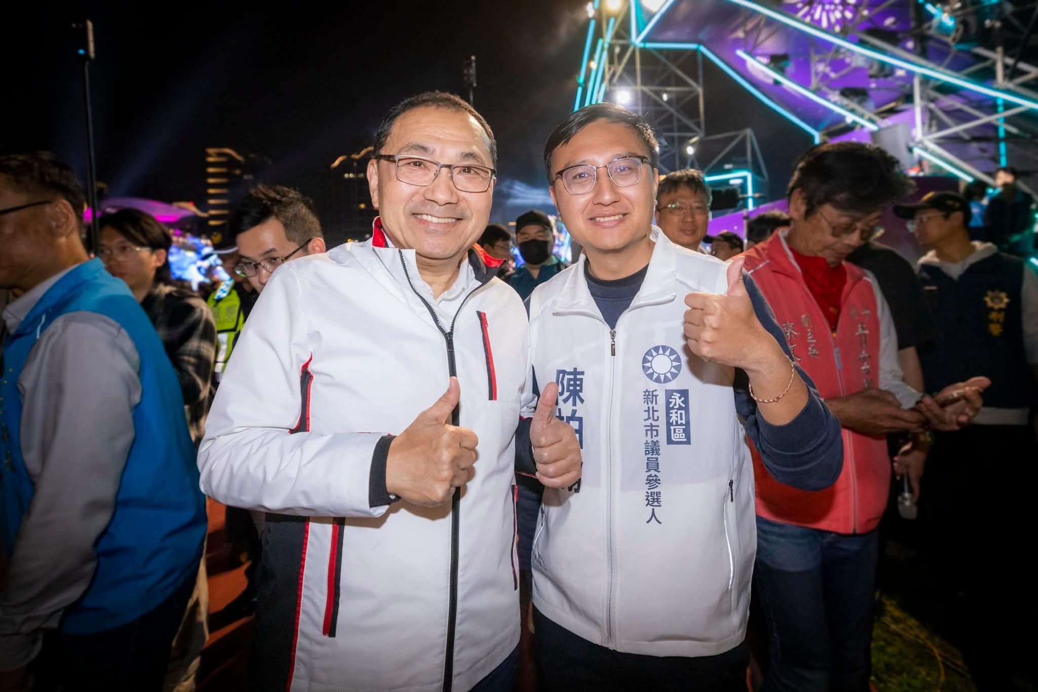 「侯家軍」陳柏翰投入藍營永和議員初選，遭地方人士批評在地連結不足。（翻攝李柏翰臉書）