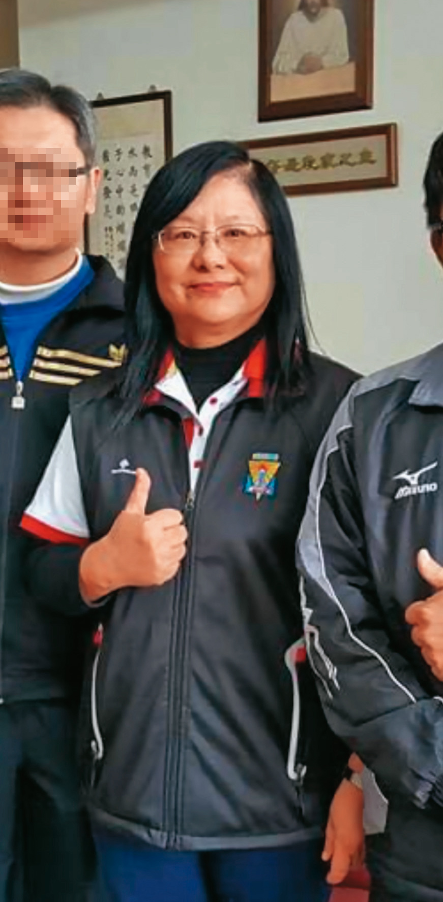 衛道中學校長陳秋敏（圖）遭控採購黑箱、不當解僱，爭議不斷。（翻攝衛道中學官網）