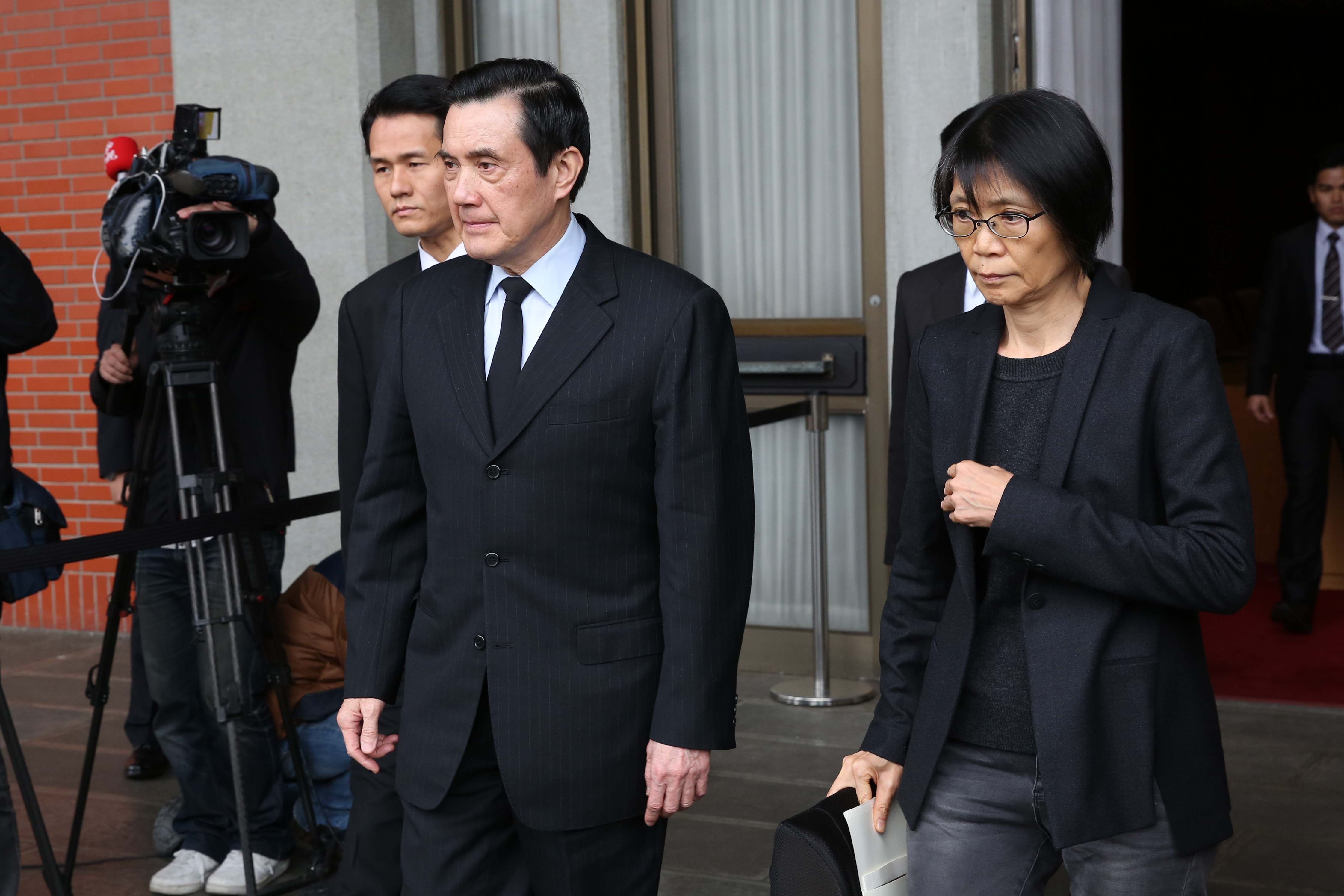 金溥聰透露,馬英九現在與周美青並未同住。(總統府提供)