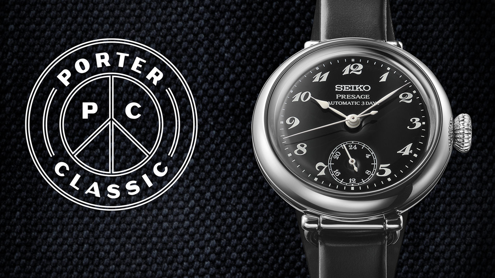 SEIKO和日本服飾品牌PORTER CLASSIC推出以Laurel為基礎的聯名款SPB449，是Laurel款式中少見的黑琺瑯面，全球限量500只販售。定價NT$78,000。