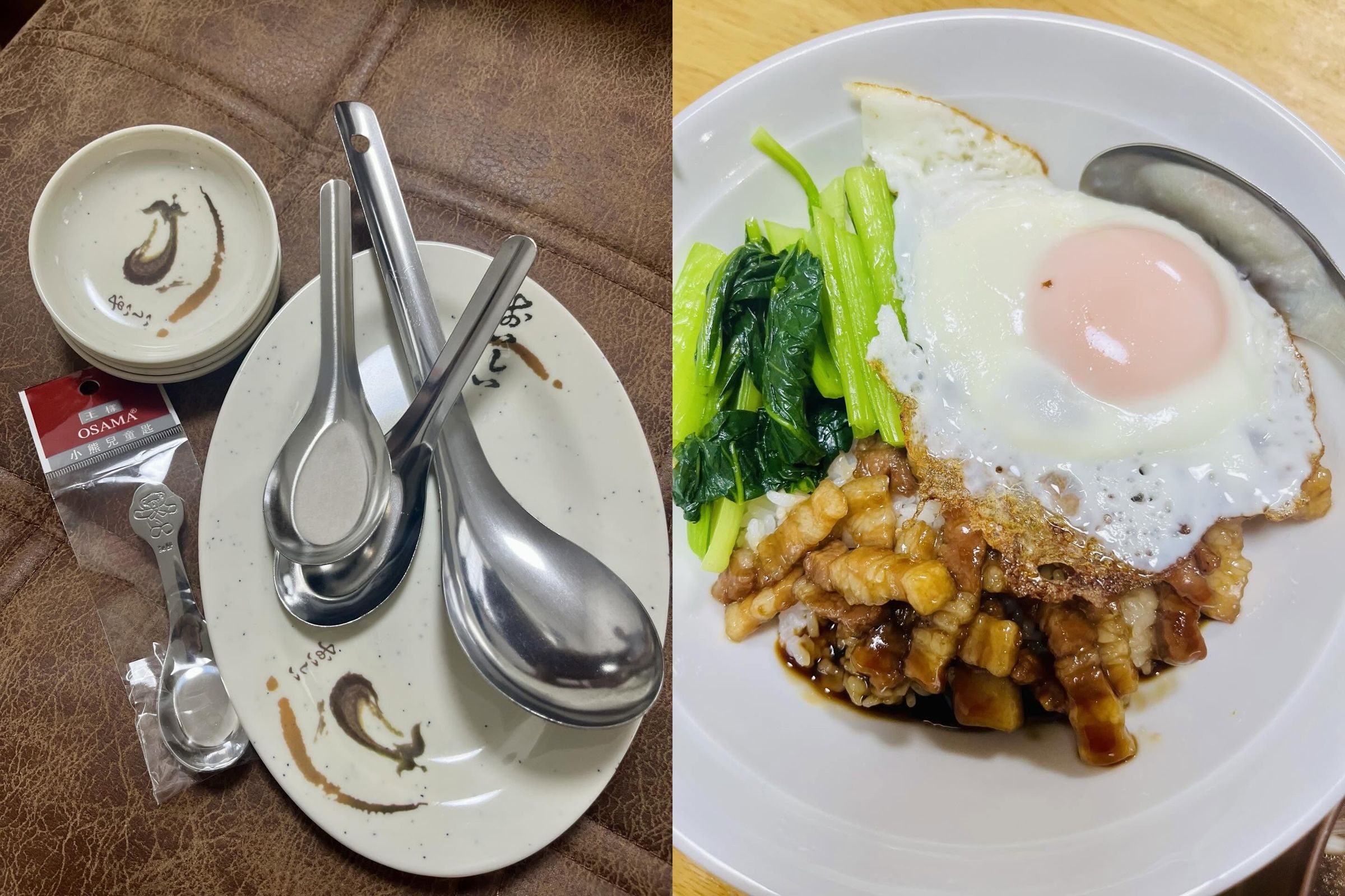 日本網友特地來台搜刮台灣鐵湯匙，目的竟是為了在家吃滷肉飯時可以更有台灣味。（翻攝threads@minuitsama）