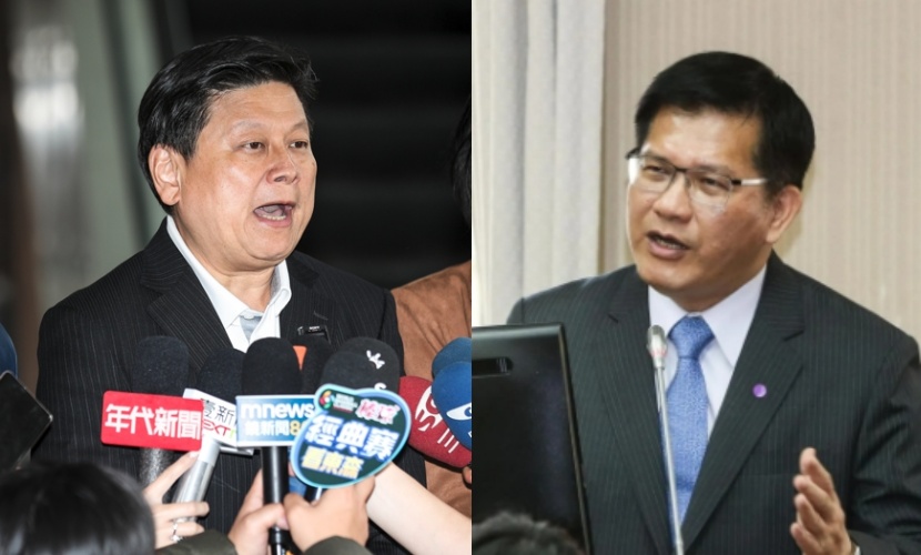 傅崐萁（左）指責林佳龍（右）洩漏個資、當側翼攻擊，而林佳龍今日出席活動時也對此事澄清。（本刊資料照）