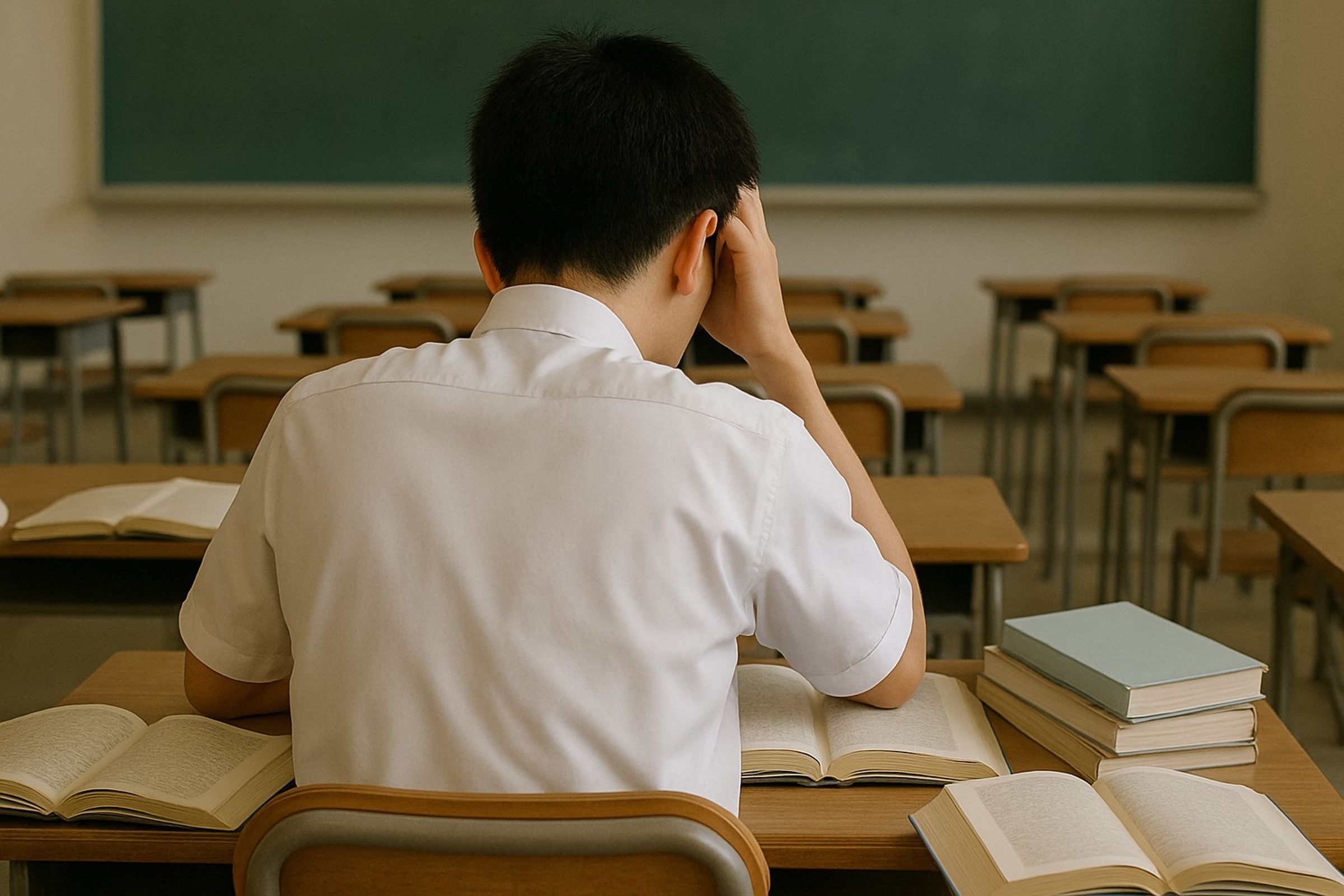 考生因為學習歷程檔案被發現造假,原本有錄取的5間大學醫學系全部落空,將參加7月的分科測驗。(示意圖,ChatGPT生成)