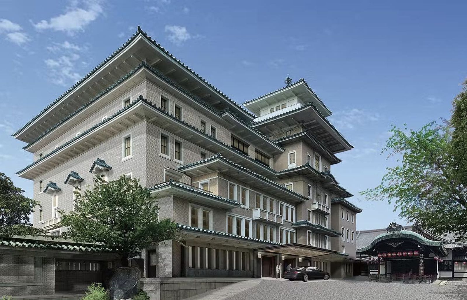2026年春季開幕的「帝國飯店京都」,展現濃厚的京都歷史風情。(翻攝帝国ホテル 京都)