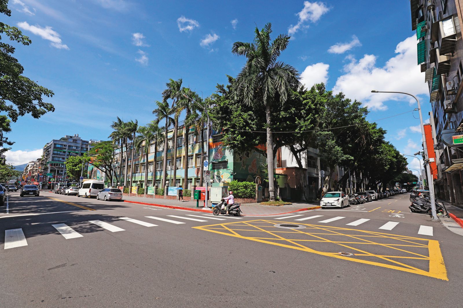 去年8月，桌球甜心鄭先知開車在台北市龍江路（圖）轉彎未禮讓直行車肇事