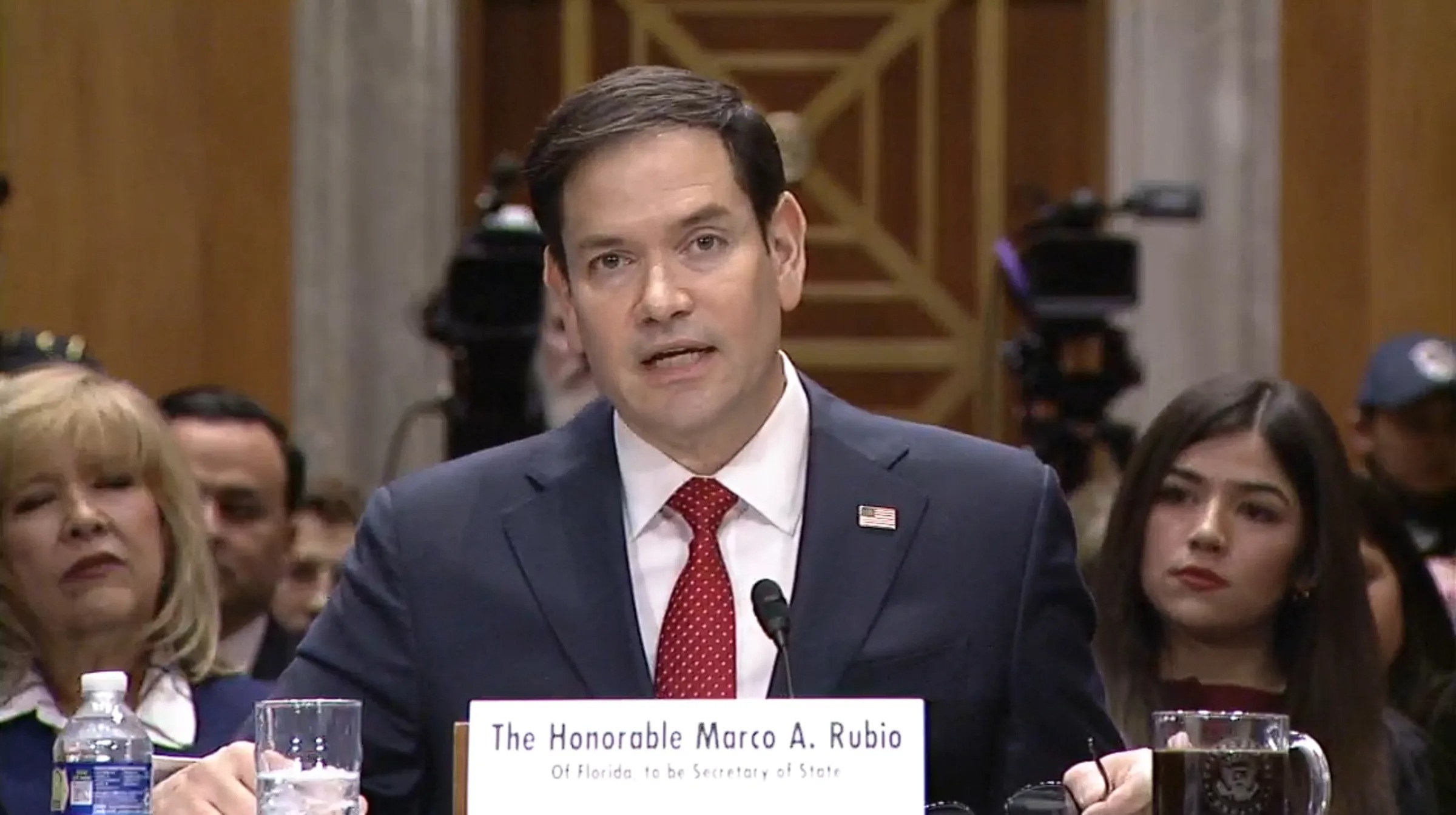 「挺台大將」盧比歐任川普國務卿，中共如何解套制裁問題？陸外交部發言讓人驚呆。（翻自美國參議院官網）