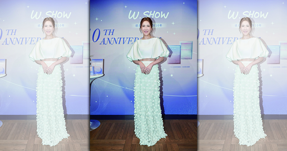 小禎受邀出席品牌活動。（W.SHOW提供）