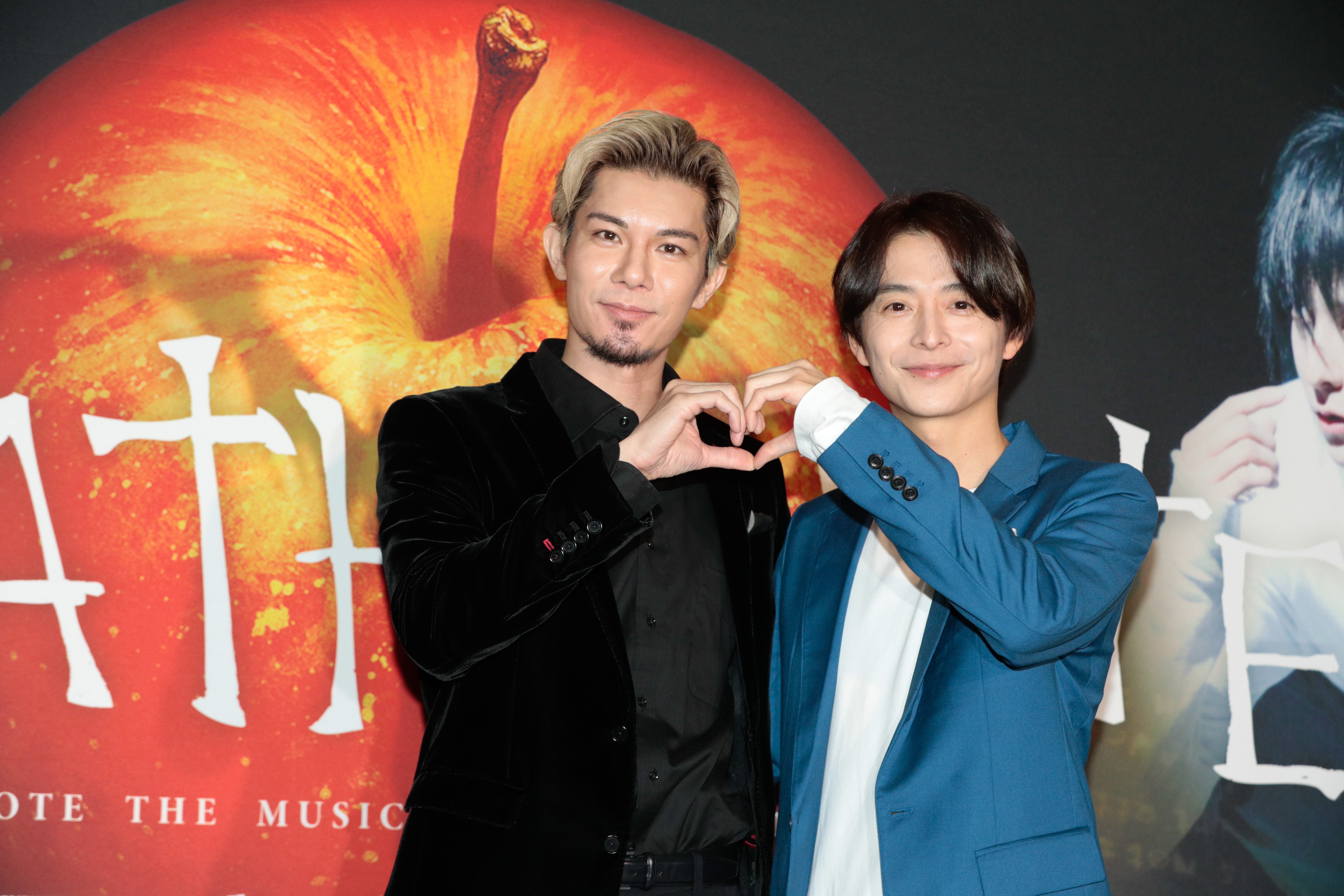 小池徹平、柿澤勇人為《死亡筆記本》音樂劇交響音樂會來台，今出席記者會。