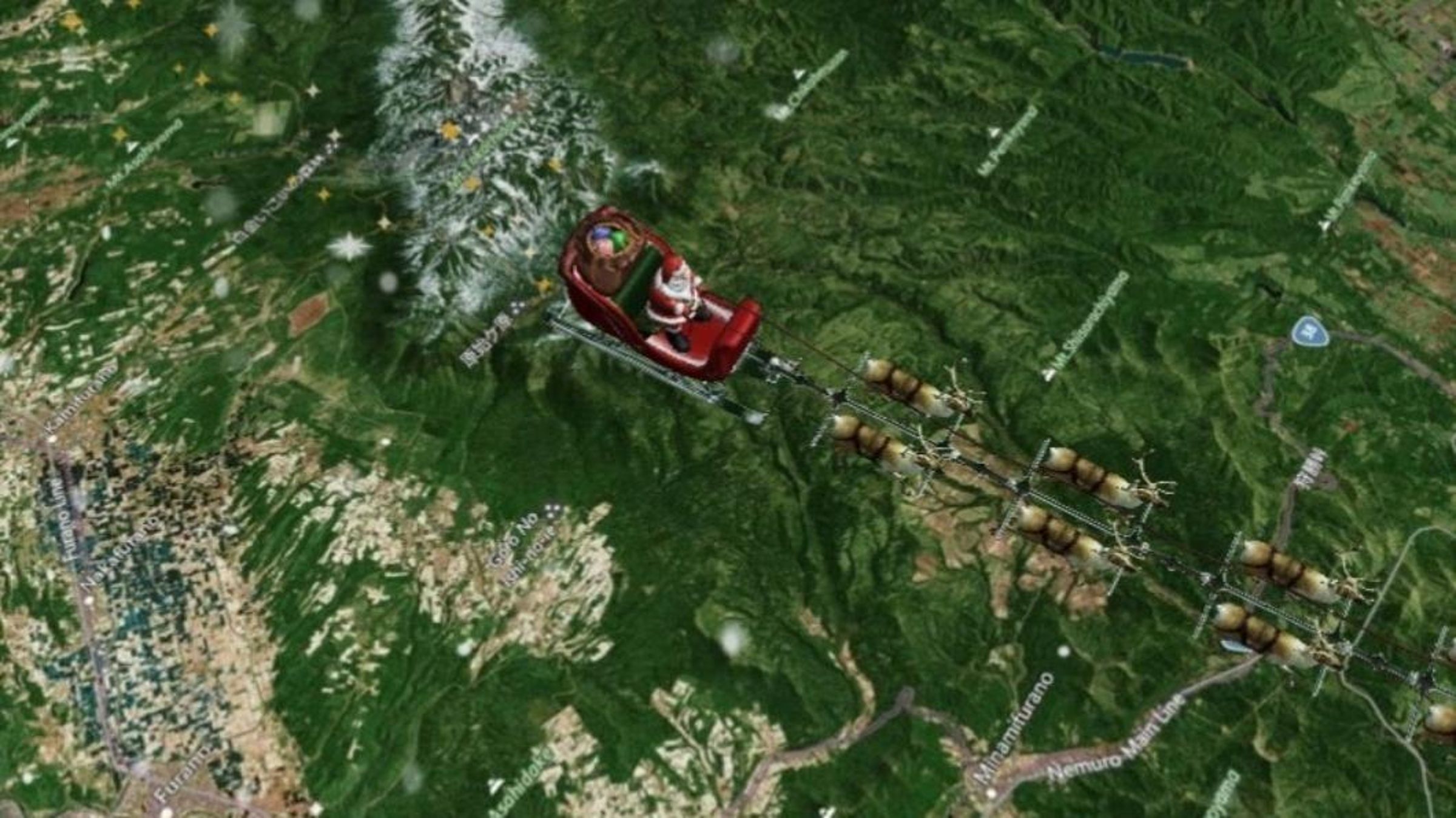 北美航太防衛司令部(NORAD),每年耶誕節都會啟動耶誕老人監控服務,讓全世界小朋友都能掌握耶誕老公公的位置。(翻攝NORAD Tracks Santa 臉書)