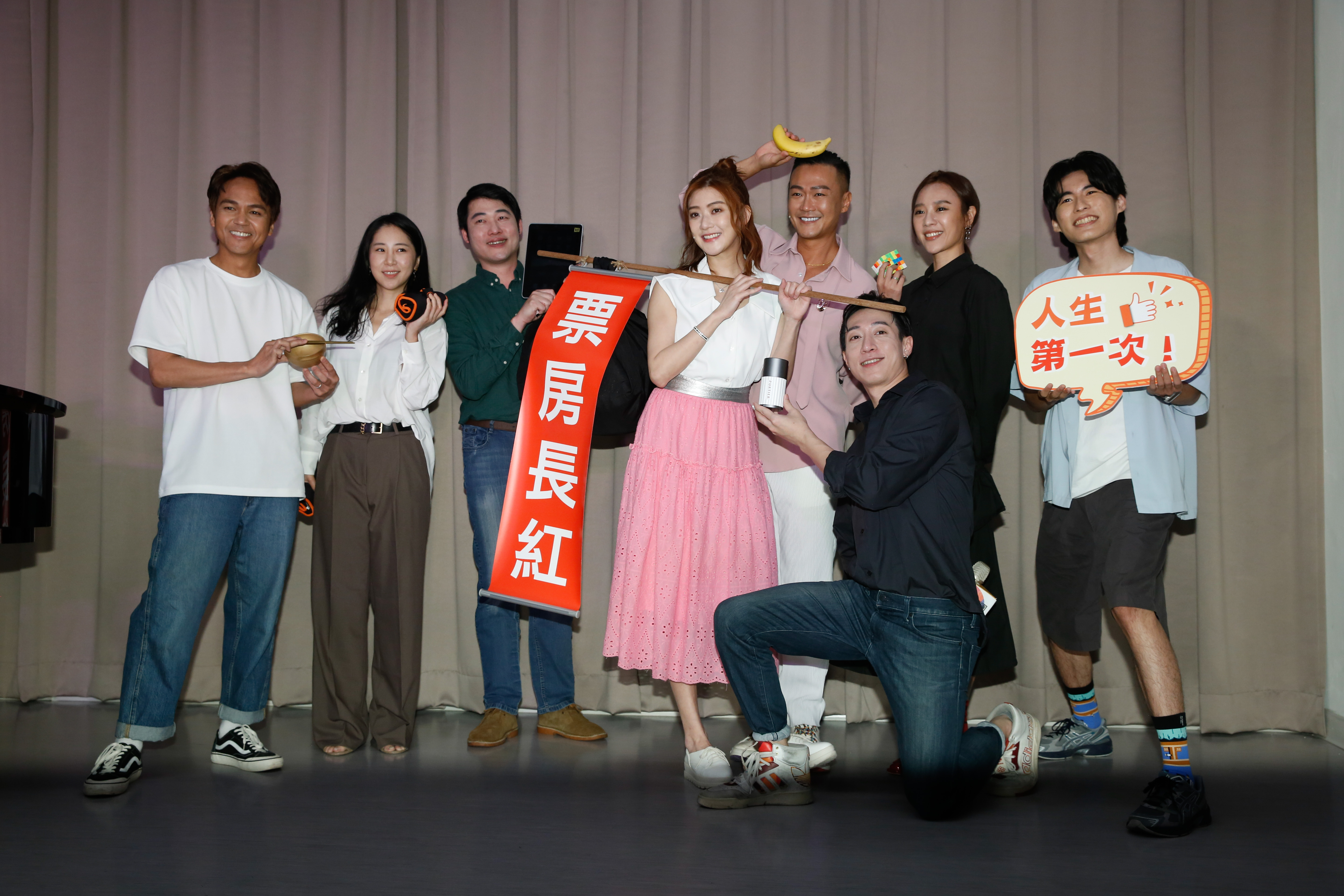 全民大劇團辦新戲記者會,3部舞台劇聯合宣傳。